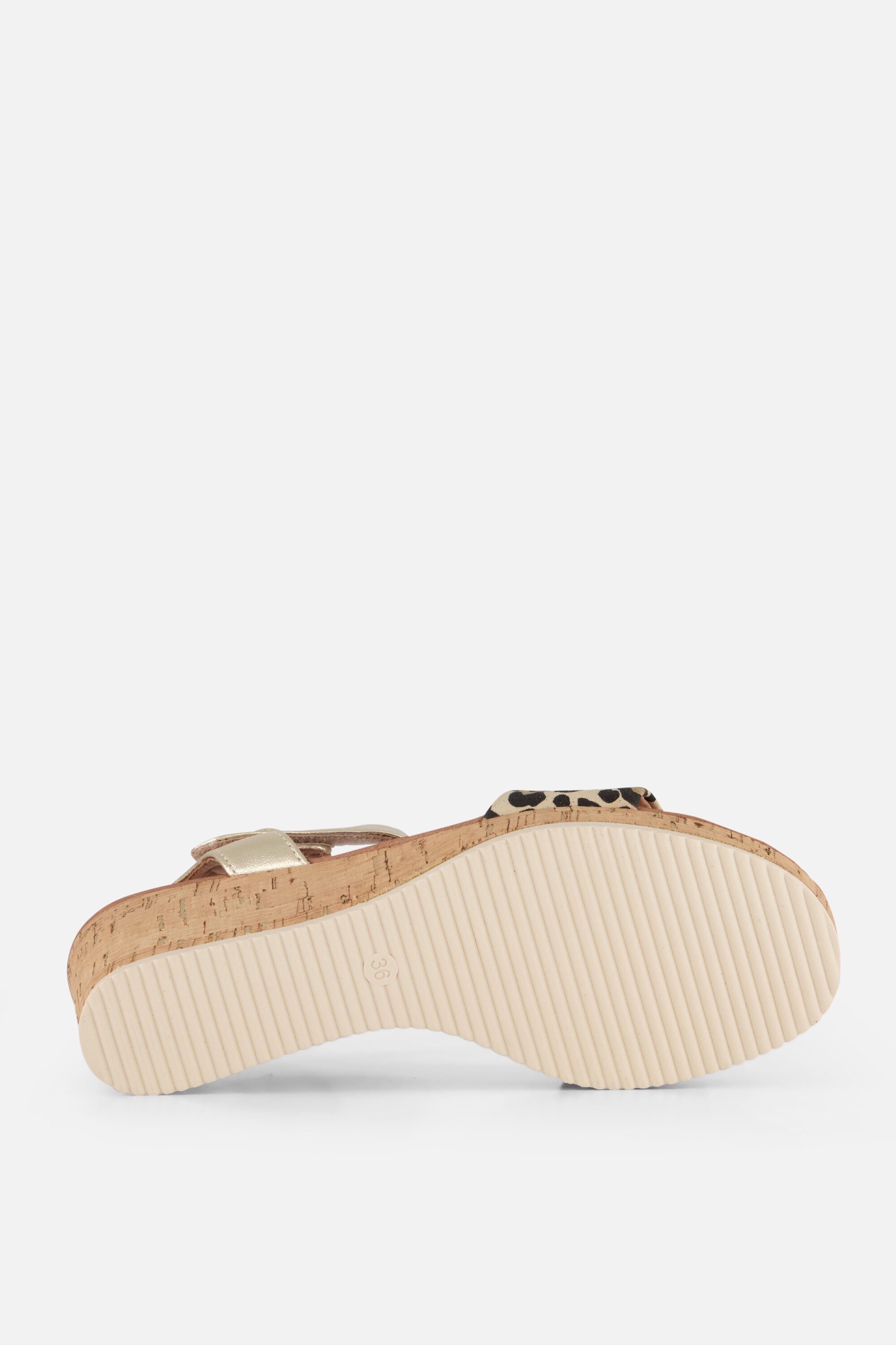 Marco Tozzi Sandalen met hak beige Synthetisch afbeelding 2