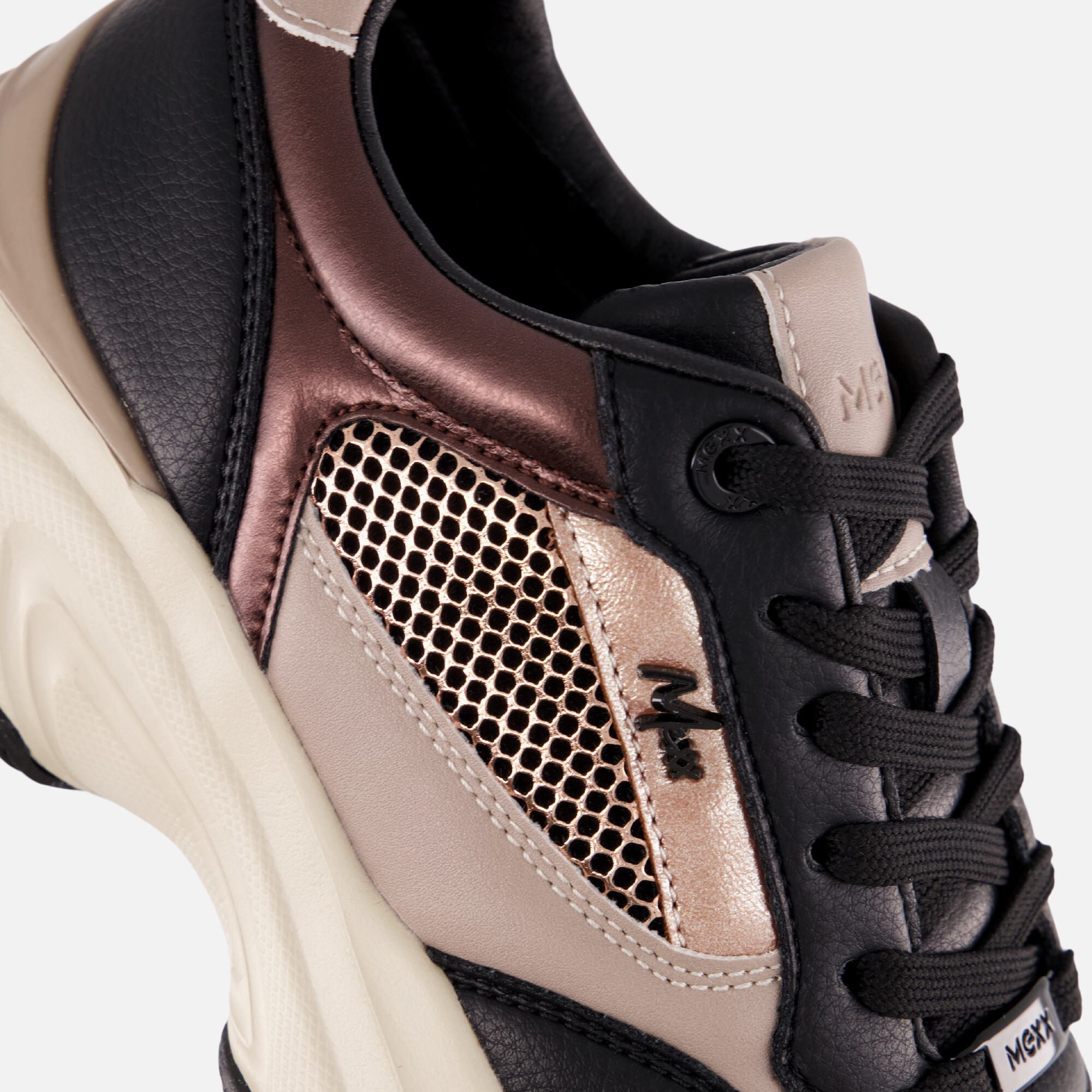 Mexx Radja Pax Sneakers zwart Synthetisch afbeelding 4
