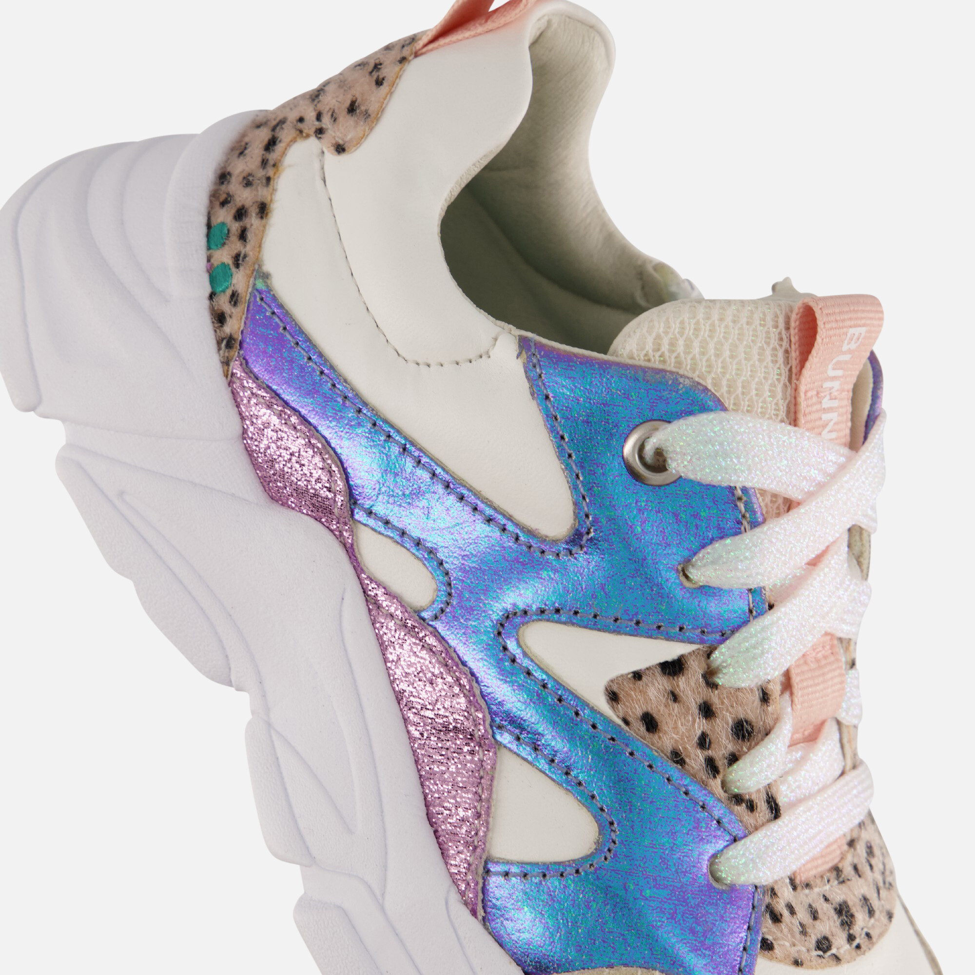BunniesJR Sanne Spring Sneakers wit Leer afbeelding 4