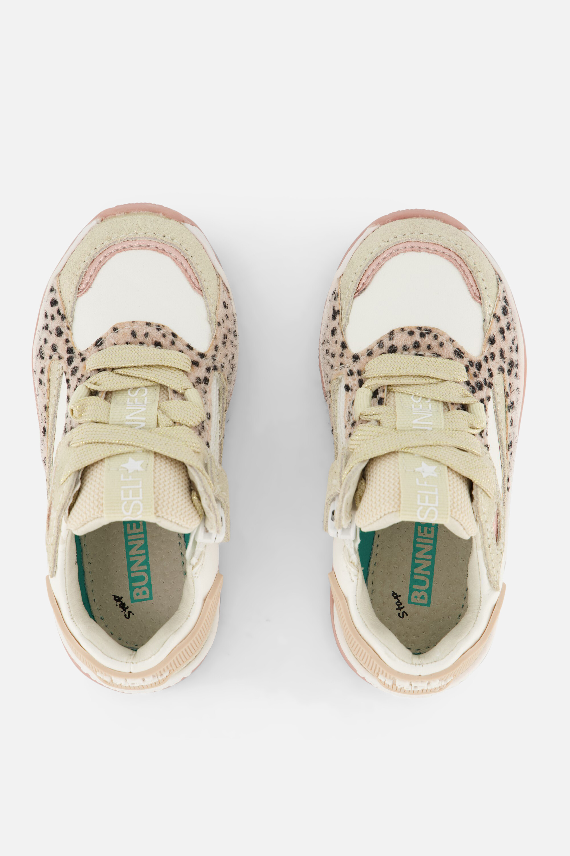 BunniesJR Cody Chunky Sneakers wit Leer afbeelding 2