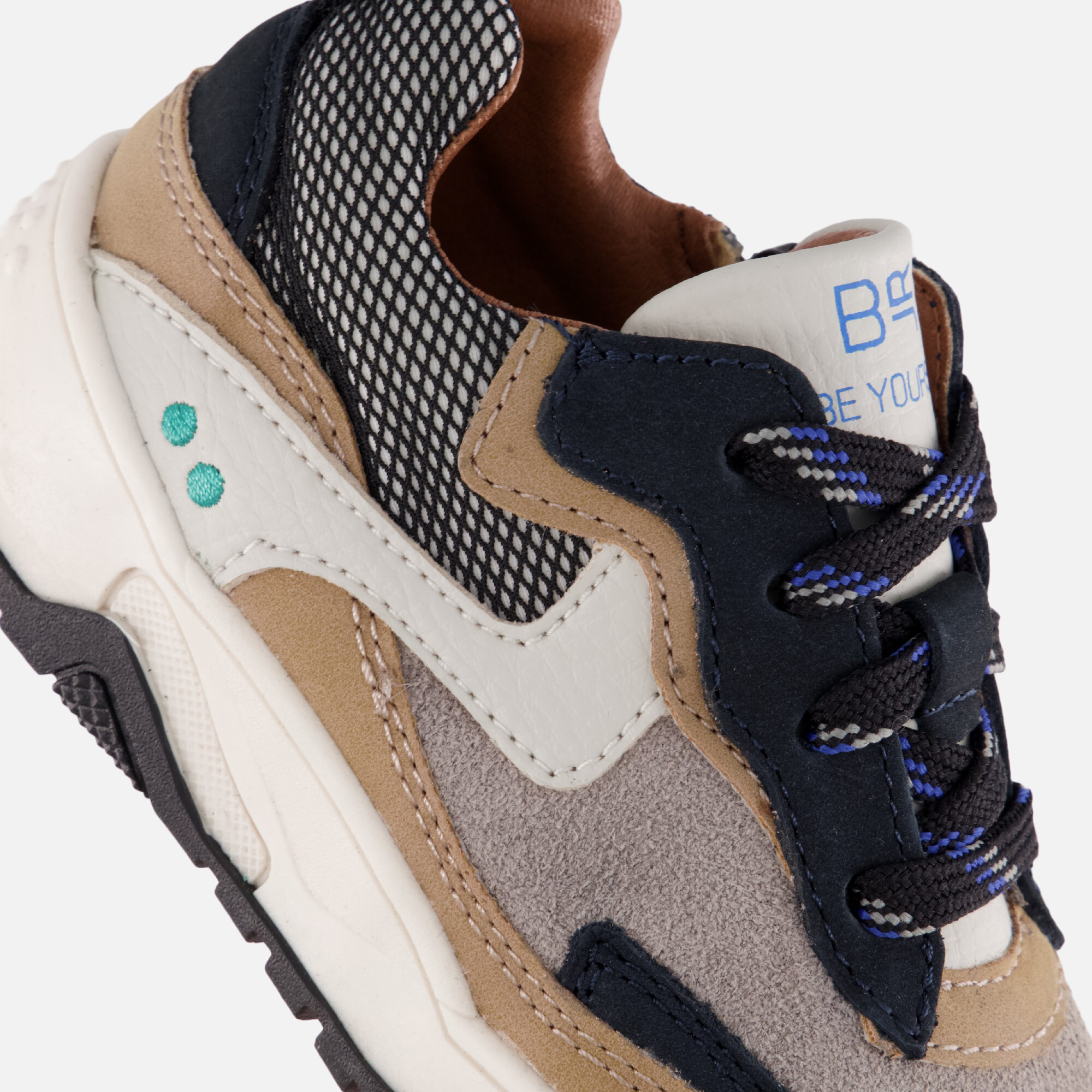 BunniesJR Cole Chunky Sneakers blauw Leer afbeelding 4