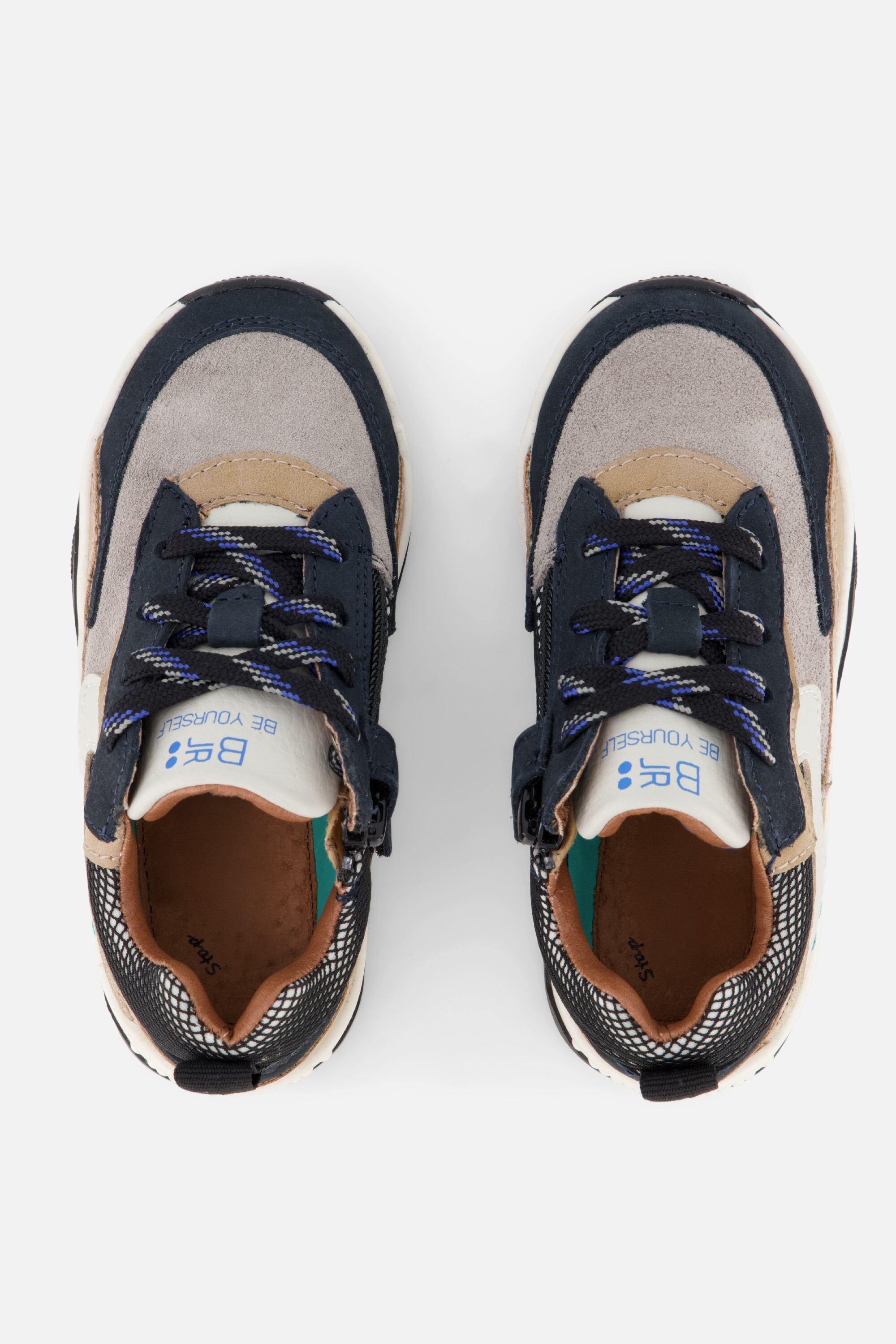 BunniesJR Cole Chunky Sneakers blauw Leer afbeelding 2