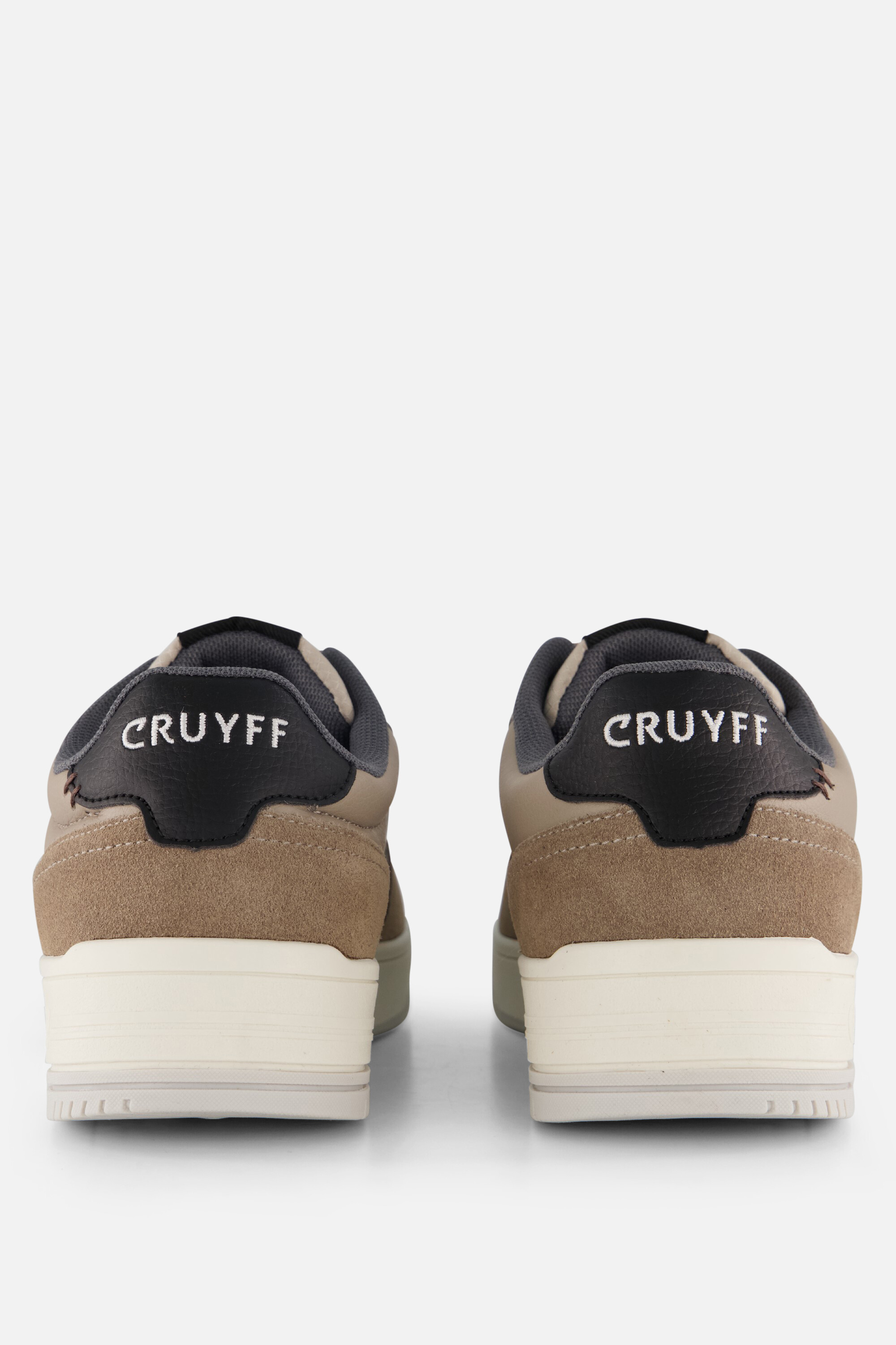 Cruyff Endorsed Sport Sneakers taupe Leer afbeelding 2