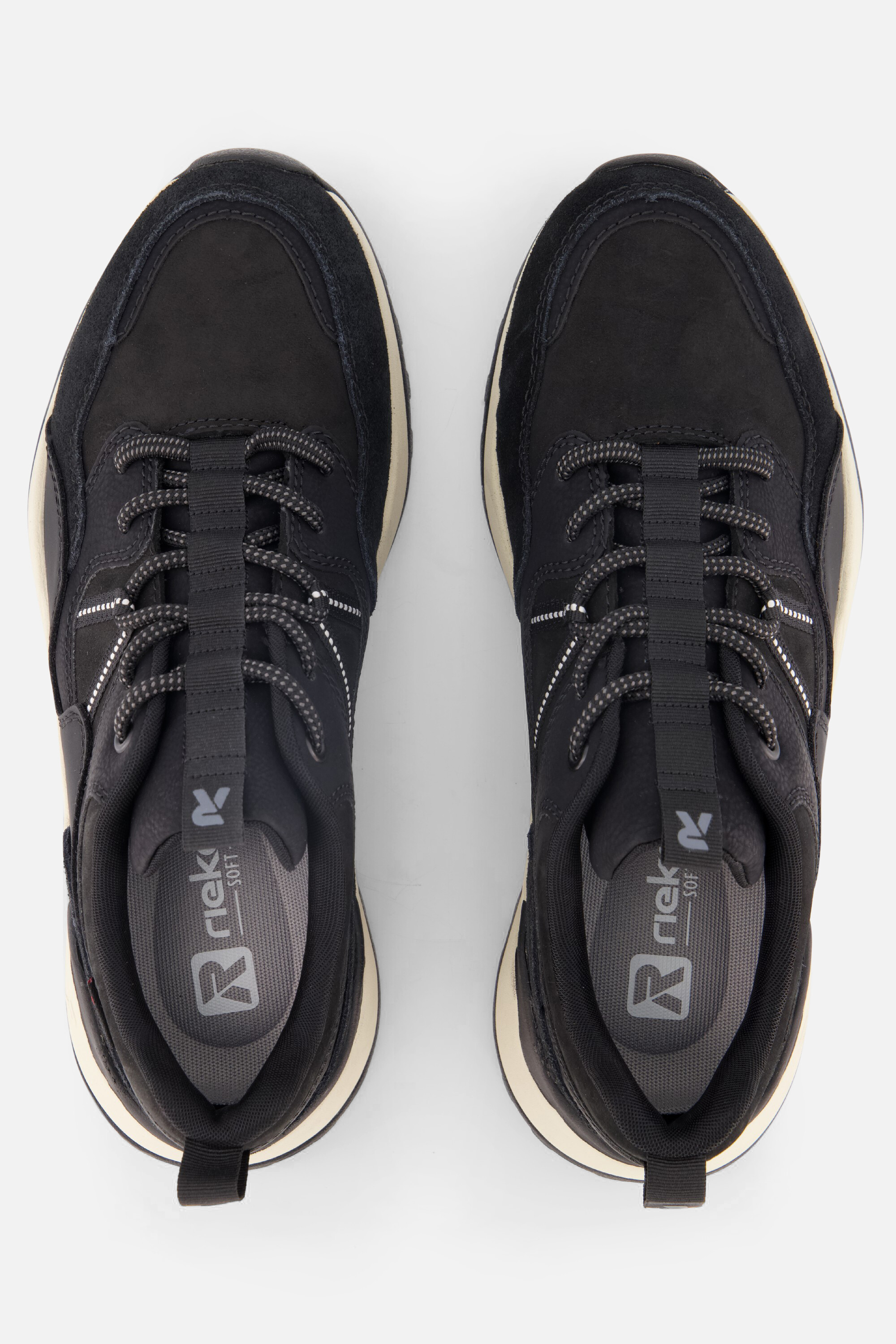 Rieker Tex Sneakers zwart Textiel afbeelding 3