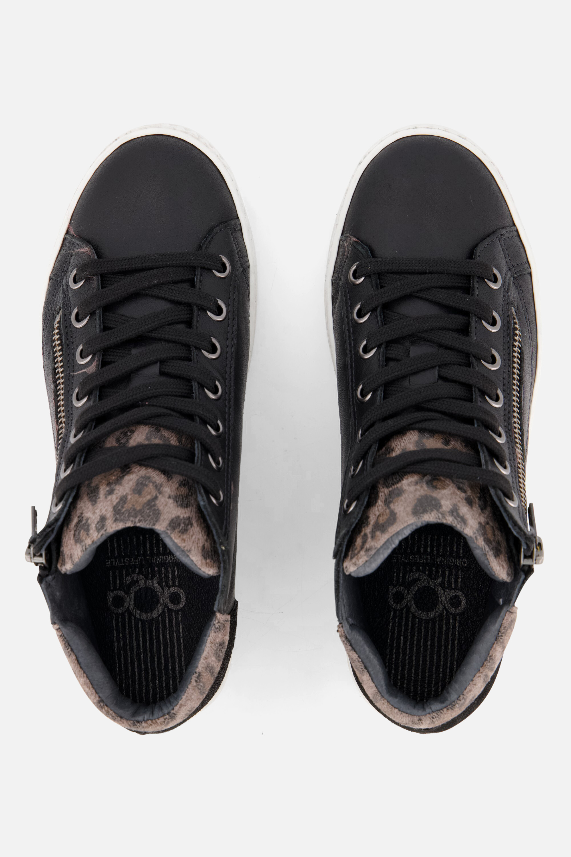 Aqa Veterboots zwart Leer afbeelding 2