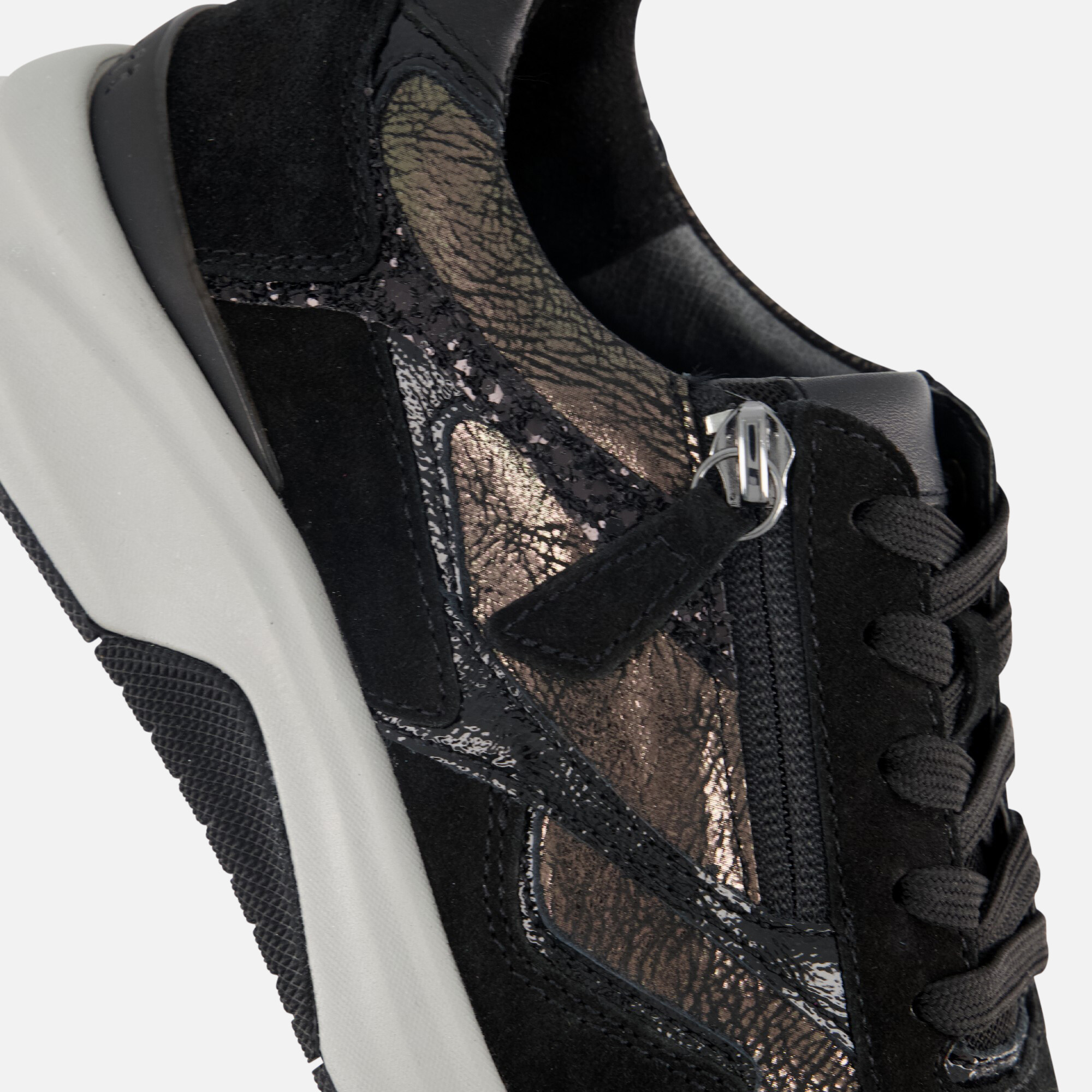 Gabor Rollingsoft Sneakers grijs Textiel afbeelding 4