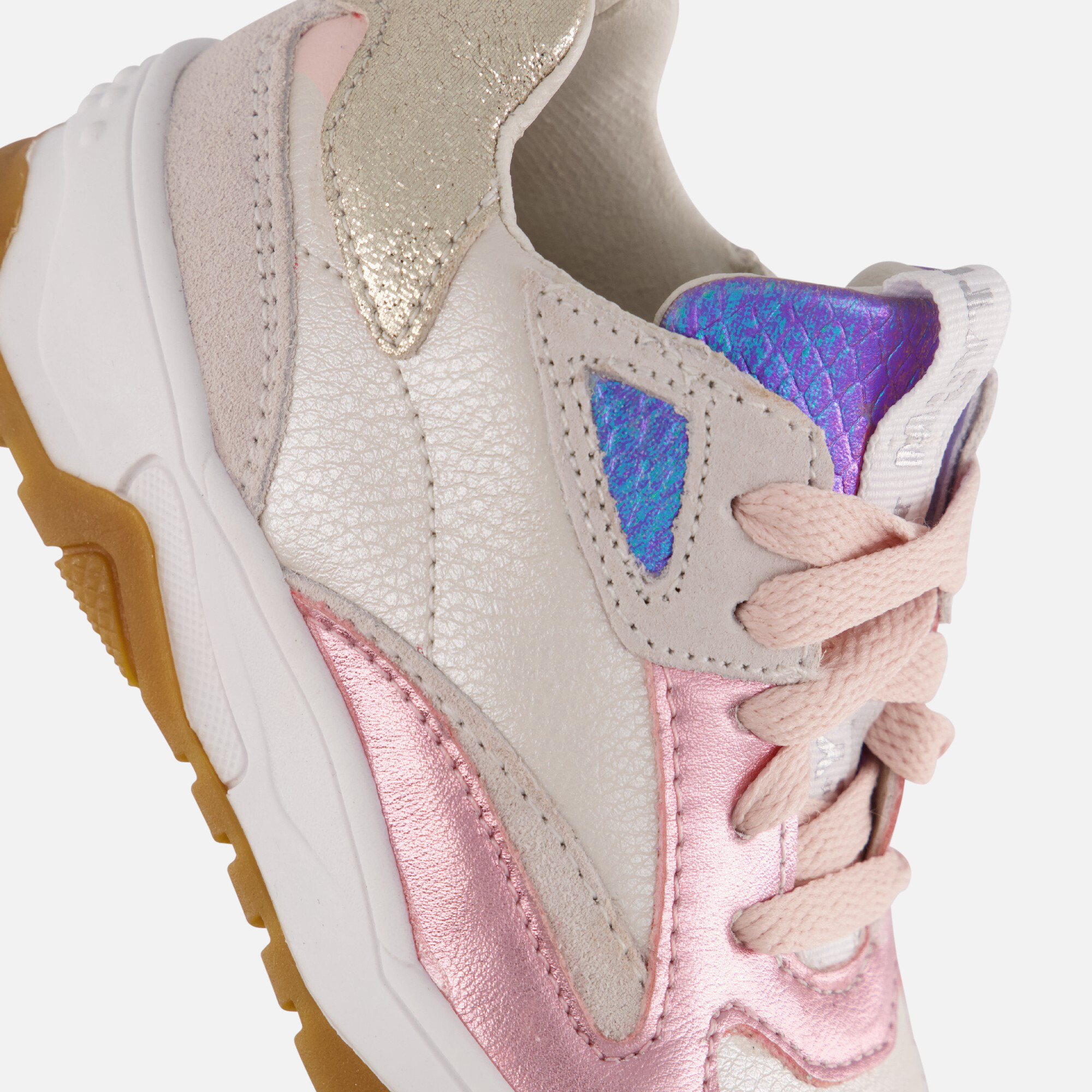 Muyters Sneakers roze Leer afbeelding 4