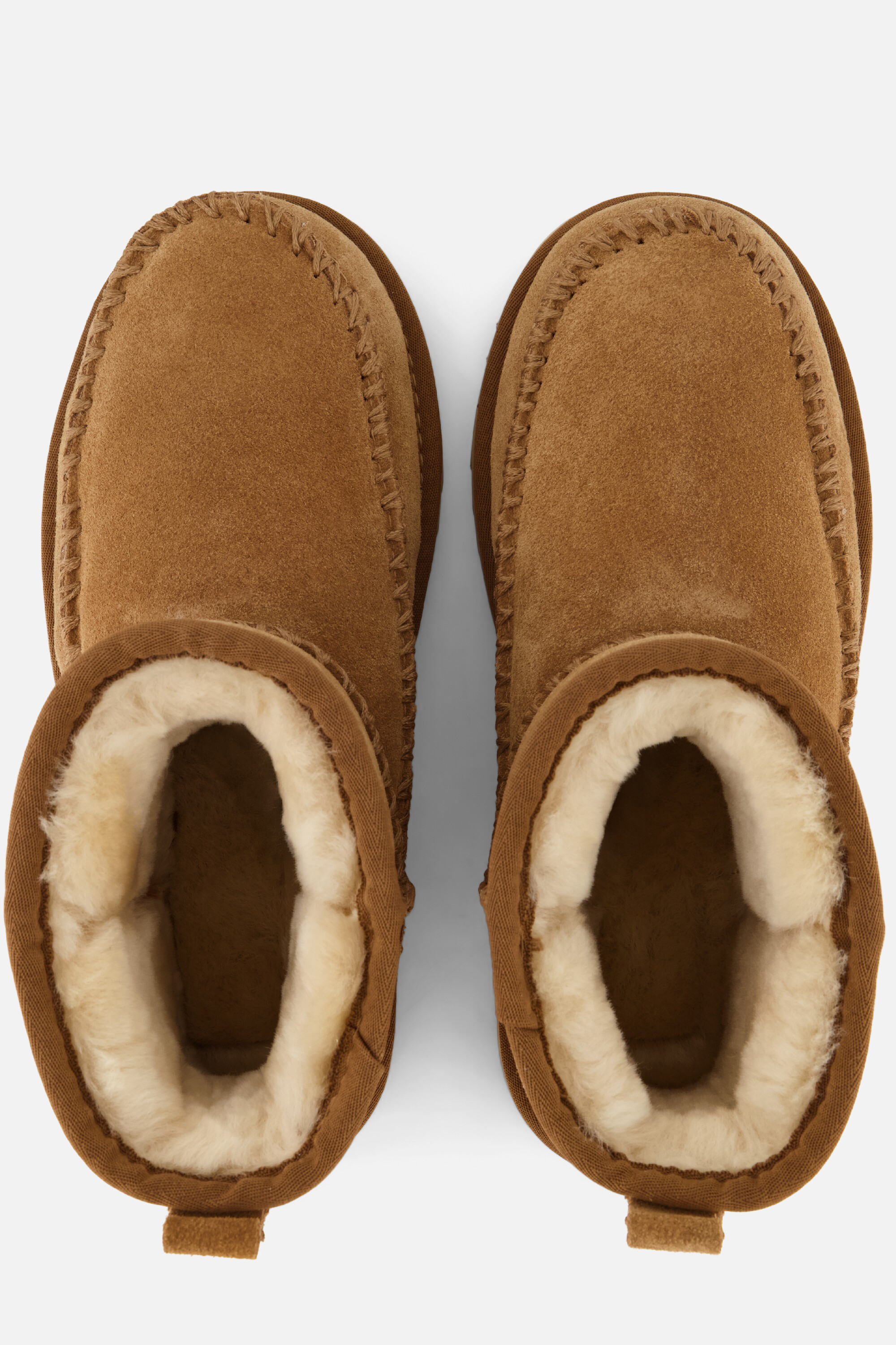 Warmbat Wallaby Stitch Winterboots cognac Suede afbeelding 2