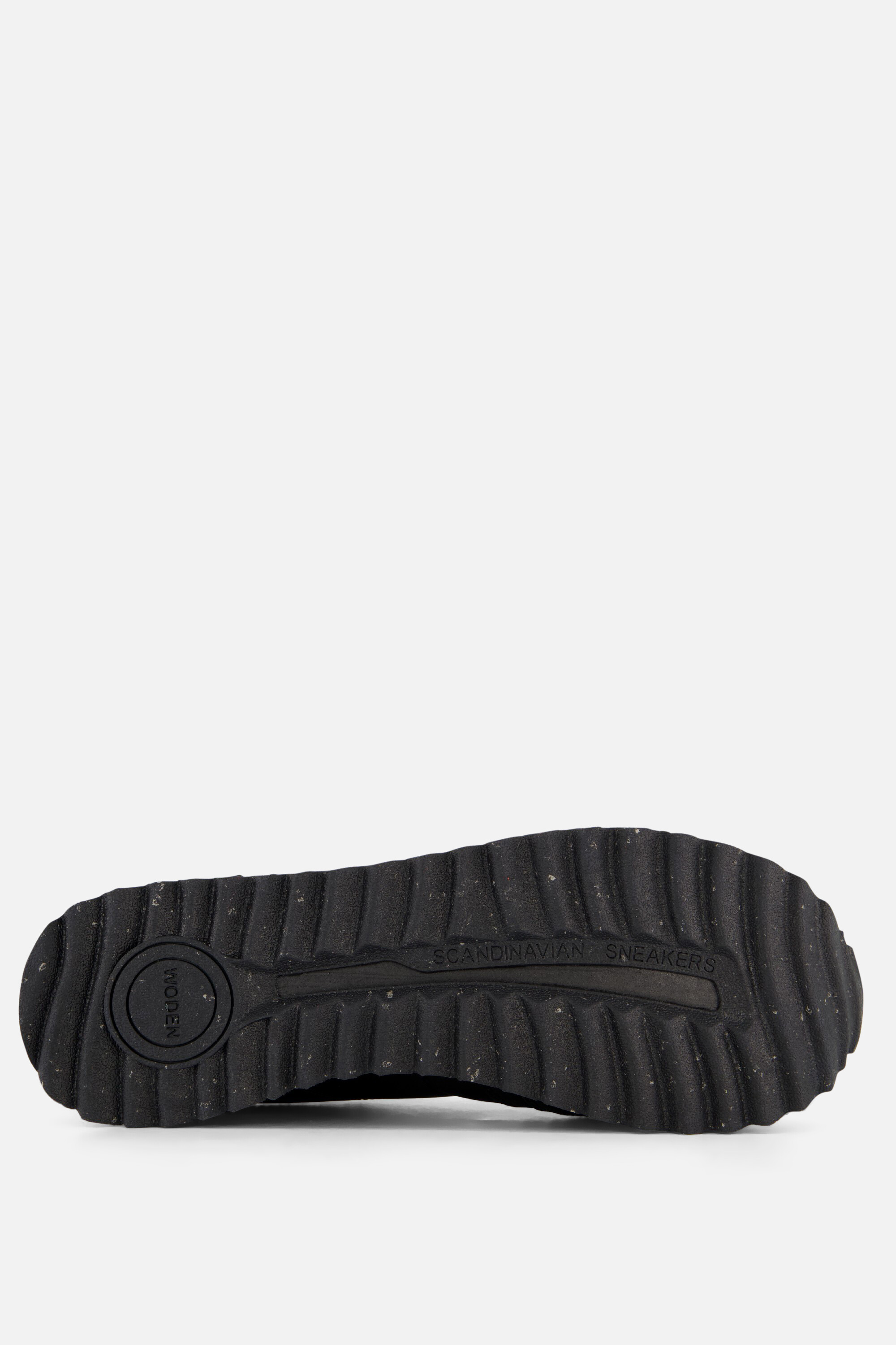Woden Ronja Plateau Sneakers zwart Leer afbeelding 3