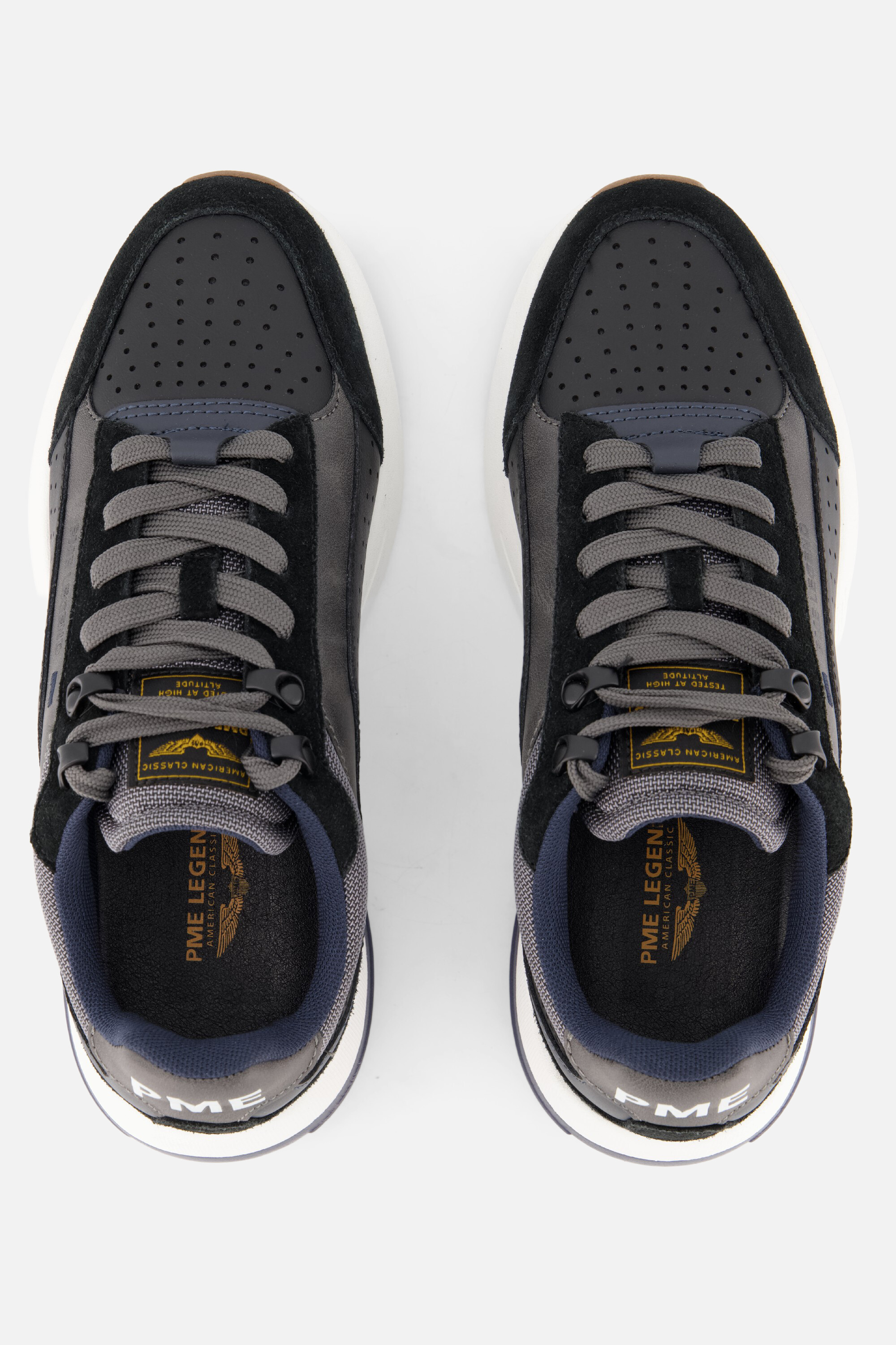 PME Legend Noselifter Sneakers zwart Leer afbeelding 3