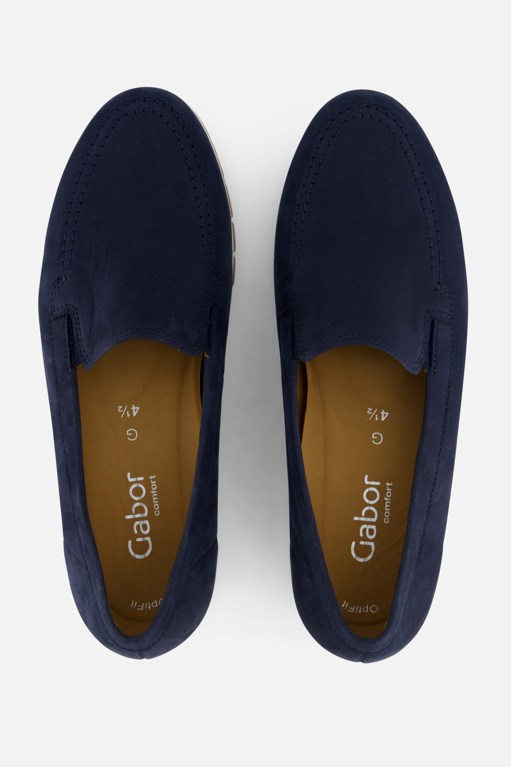 Gabor Instappers blauw Nubuck afbeelding 2