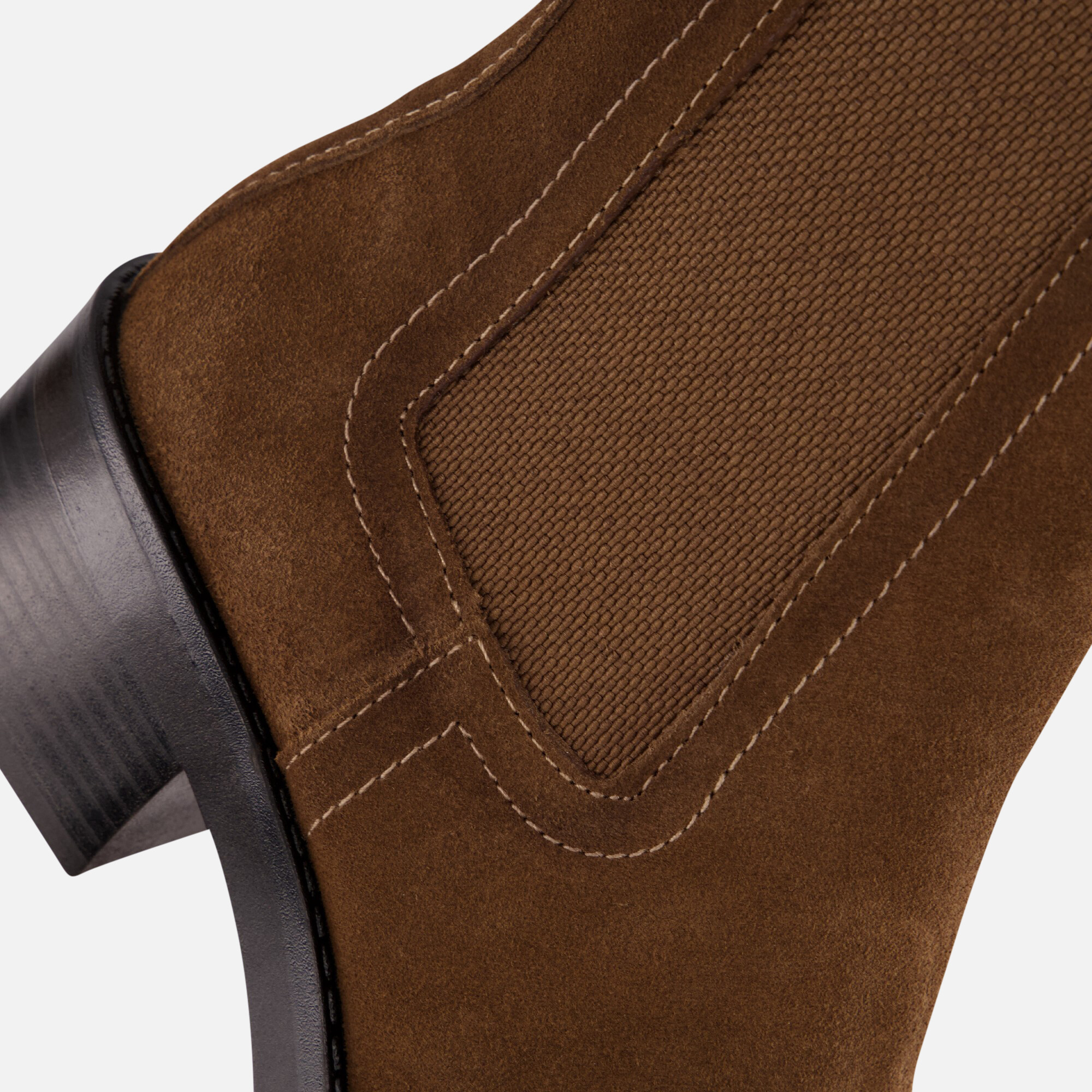 Tamaris Chelsea boots cognac Textiel afbeelding 4