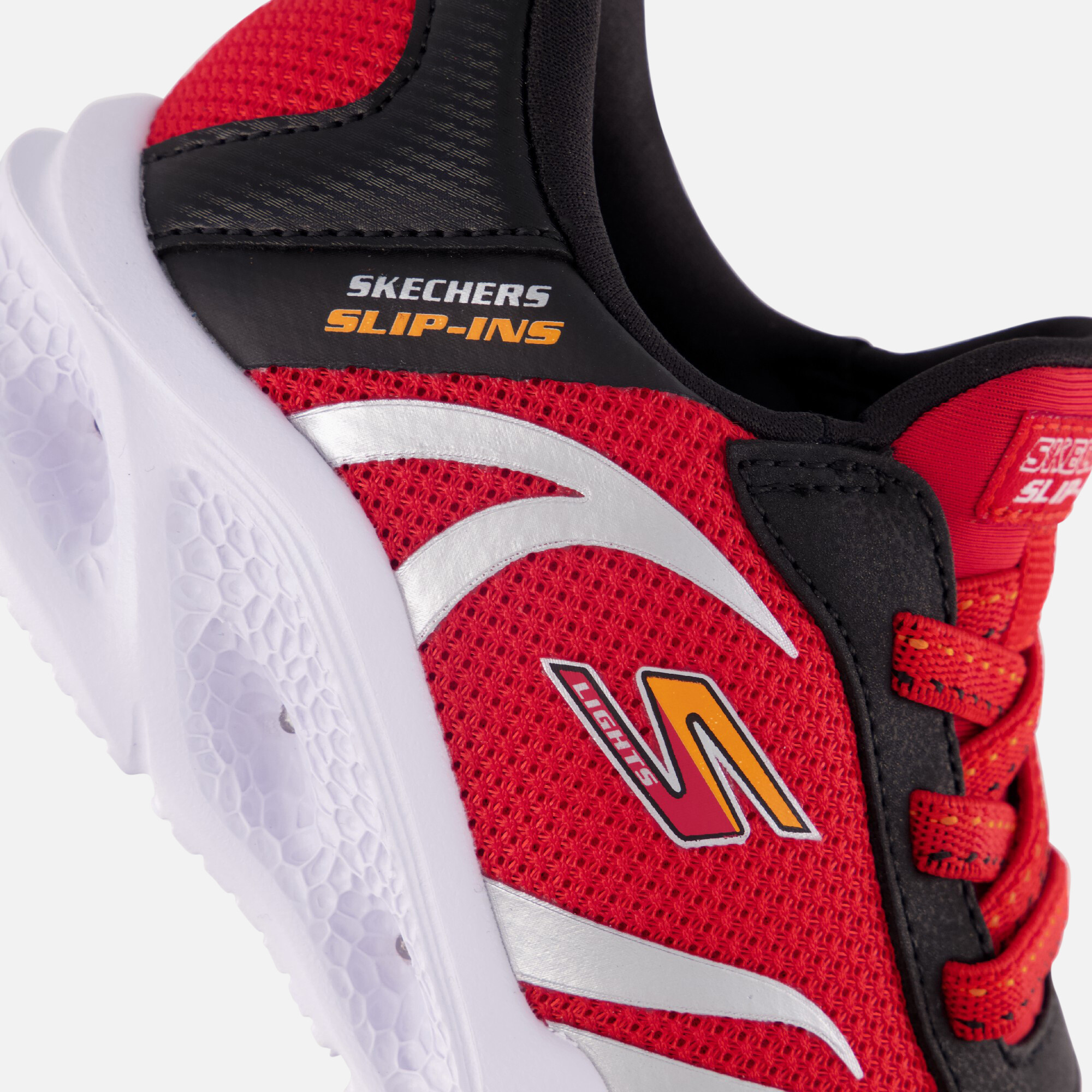 Skechers Meteor Lights Slip-ins Sneakers rood afbeelding 4