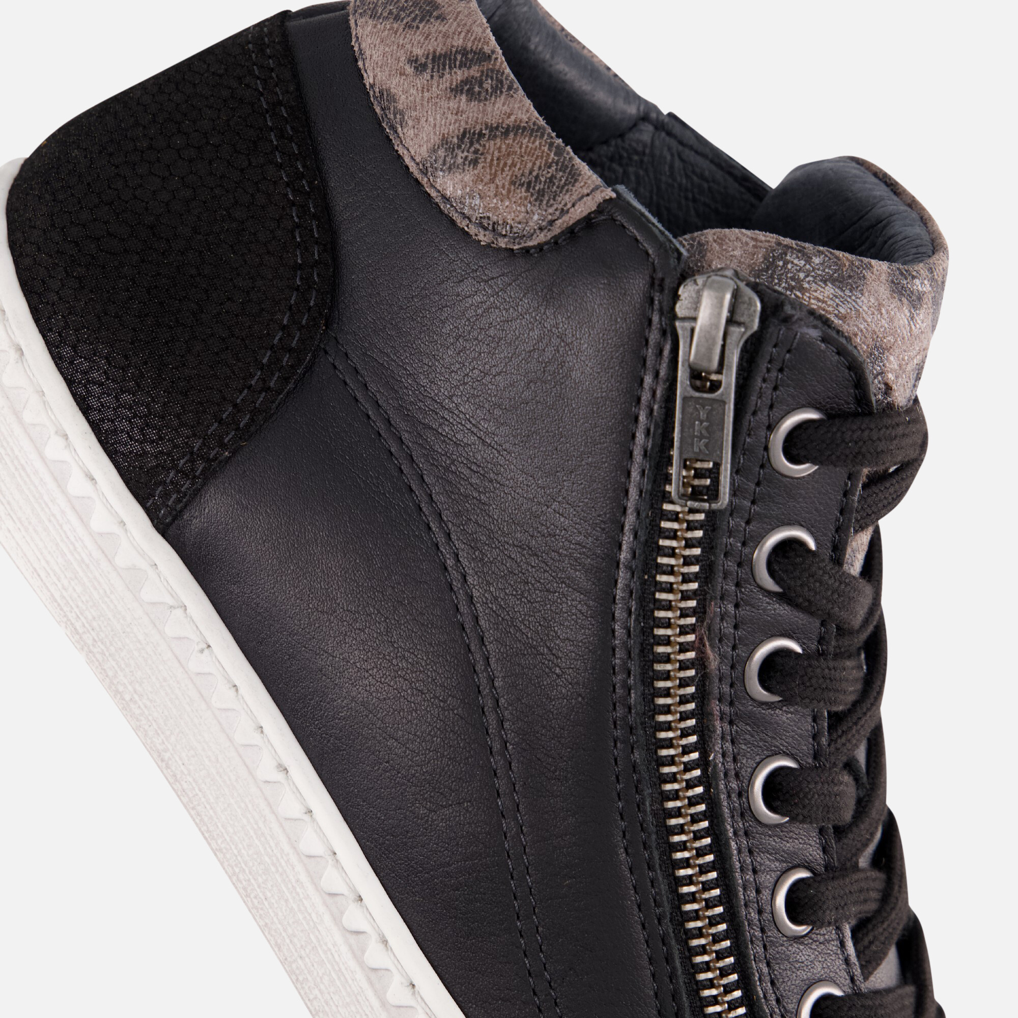 Aqa Veterboots zwart Leer afbeelding 4