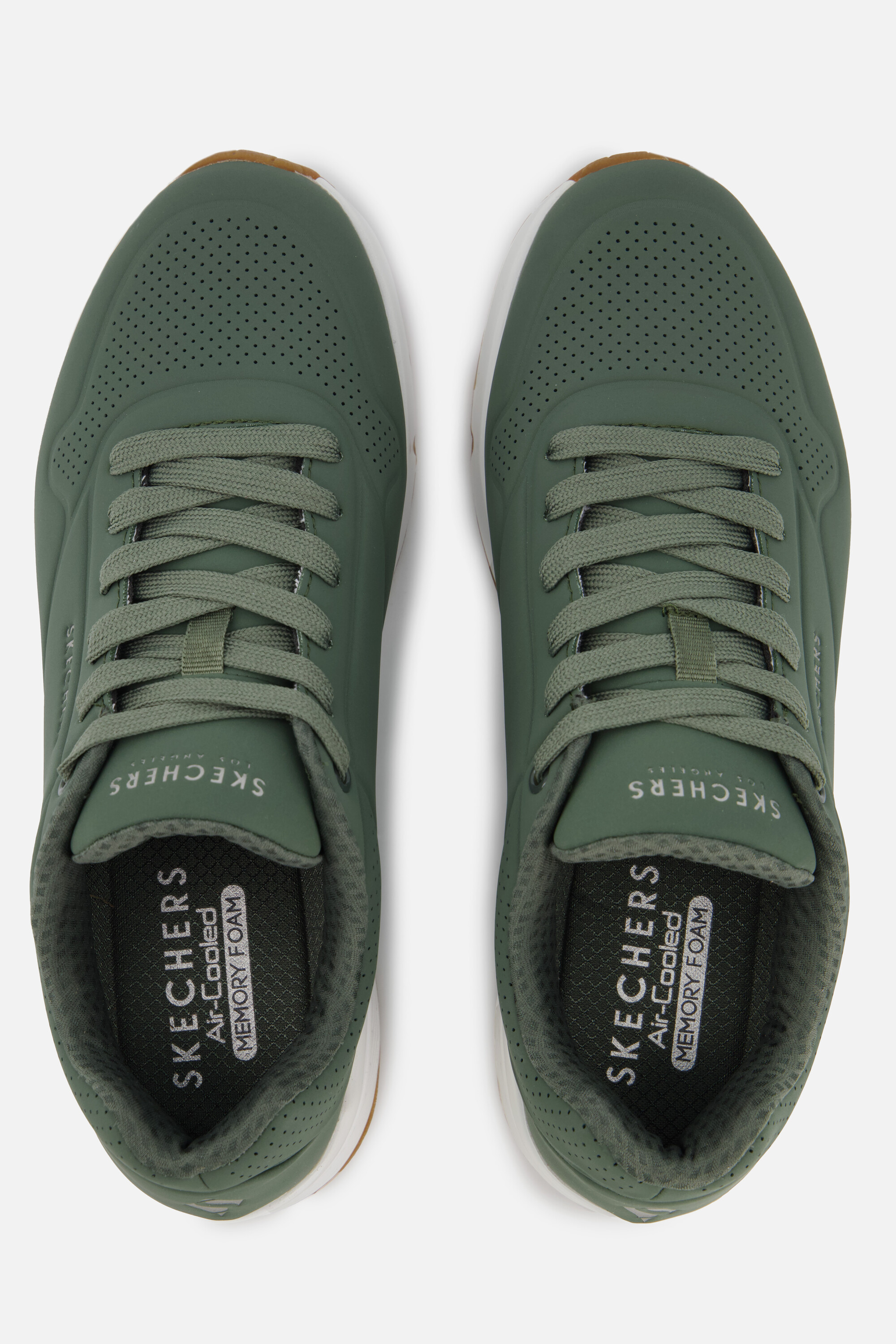 Skechers Uno Stand On Air groen Imitatieleer afbeelding 3