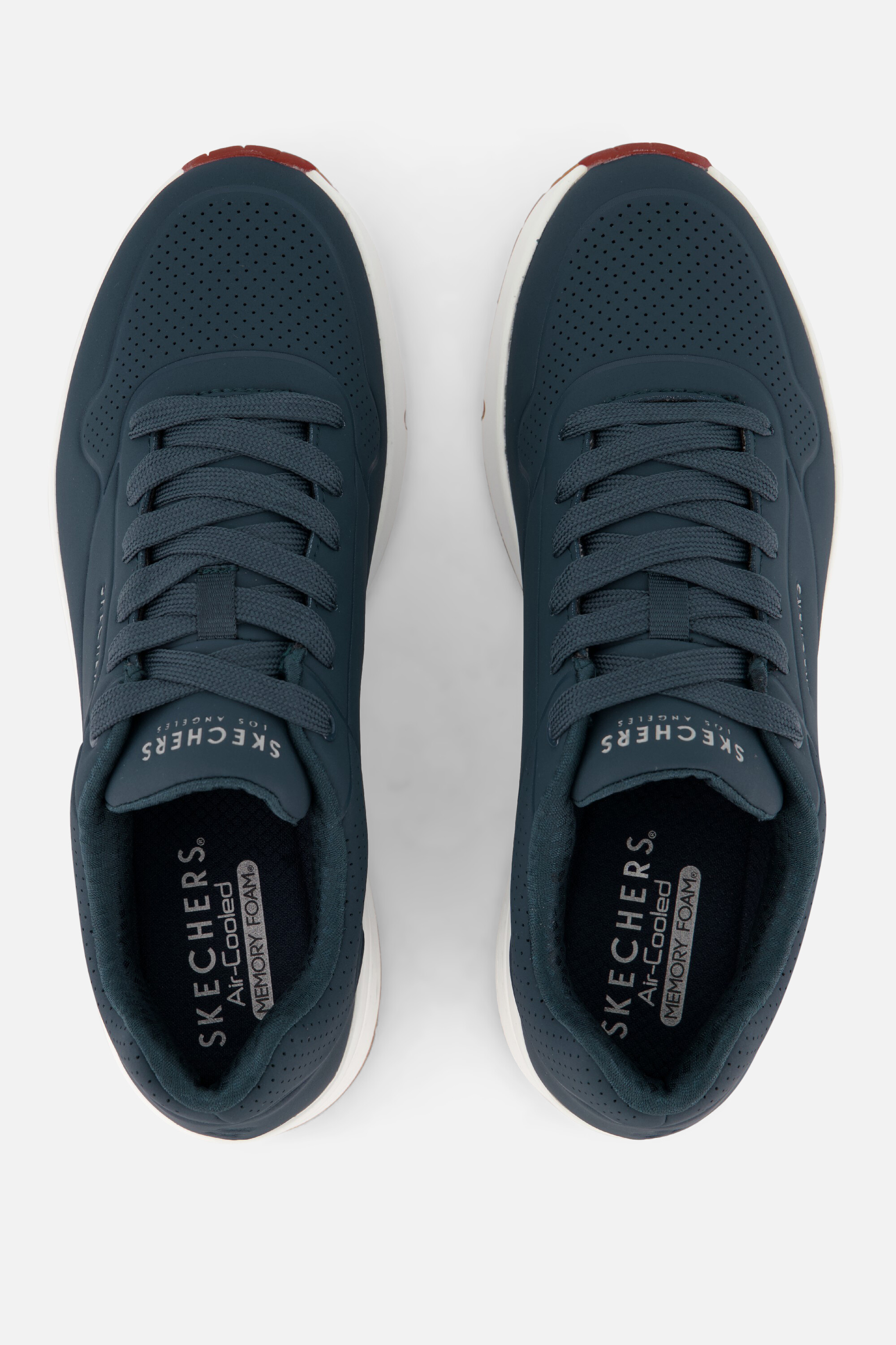 Skechers Uno Stand On Air blauw Imitatieleer afbeelding 3