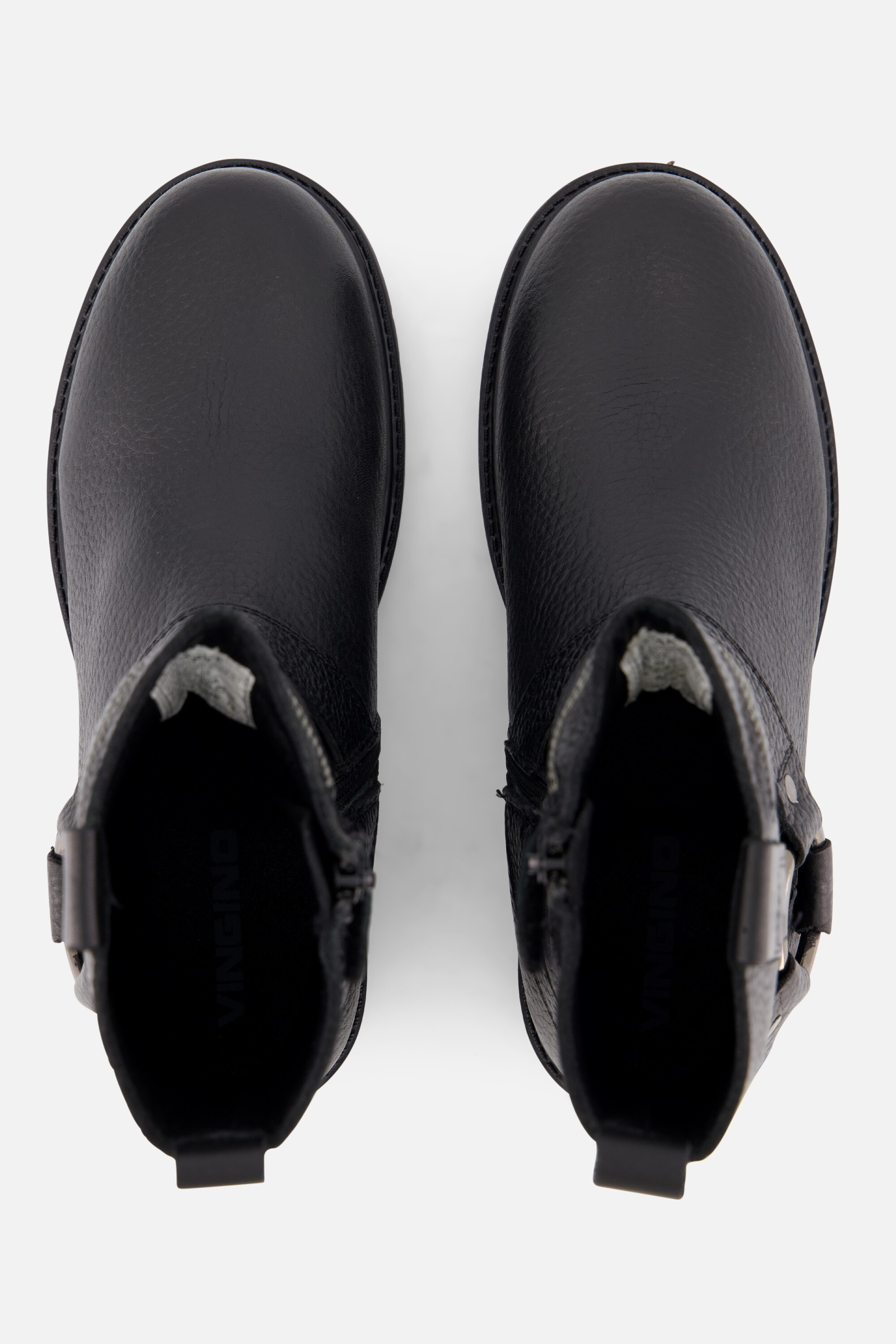Vingino Carice Biker boots zwart Leer afbeelding 2
