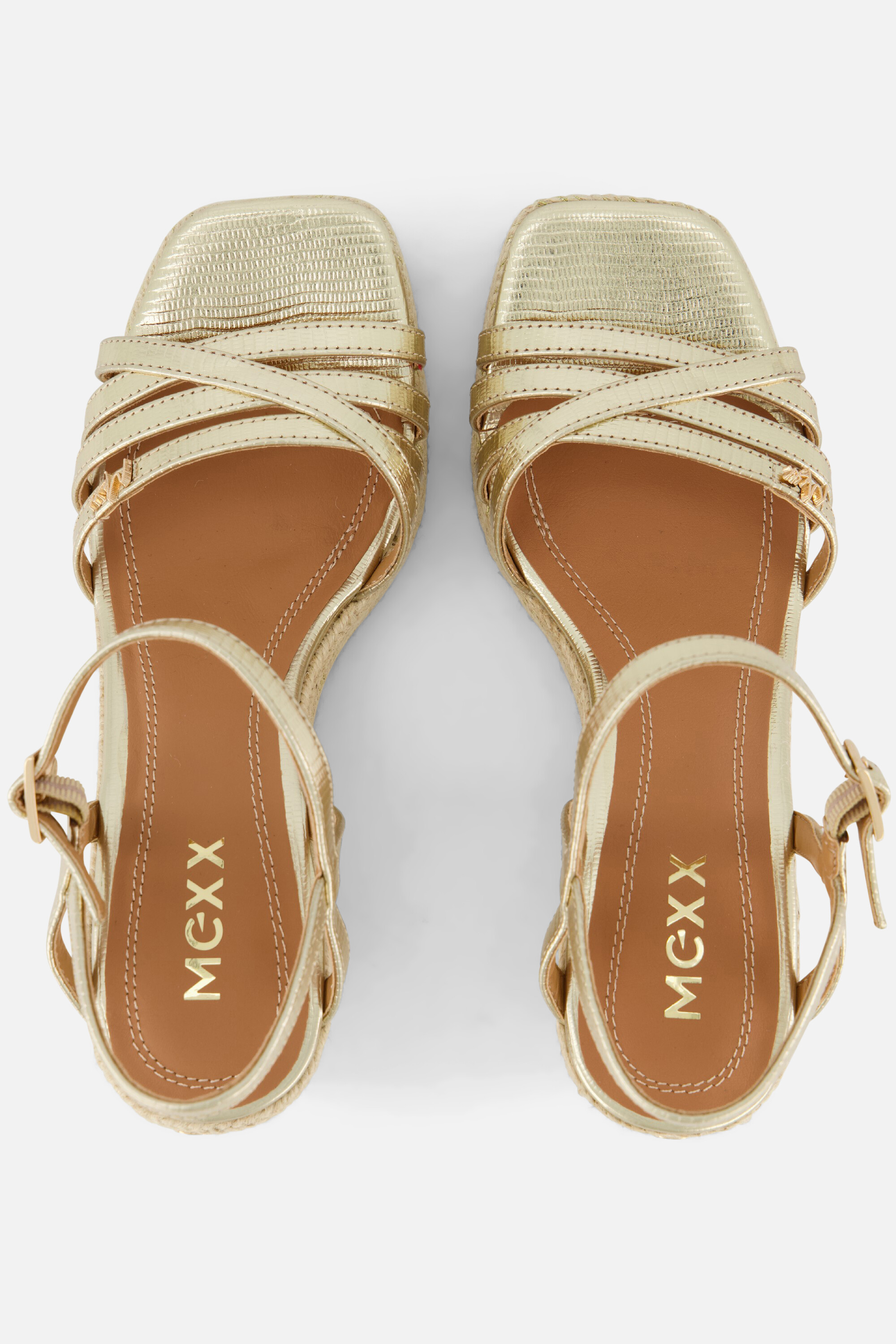 Mexx Noemi Pakina Sandalen goud Synthetisch afbeelding 3