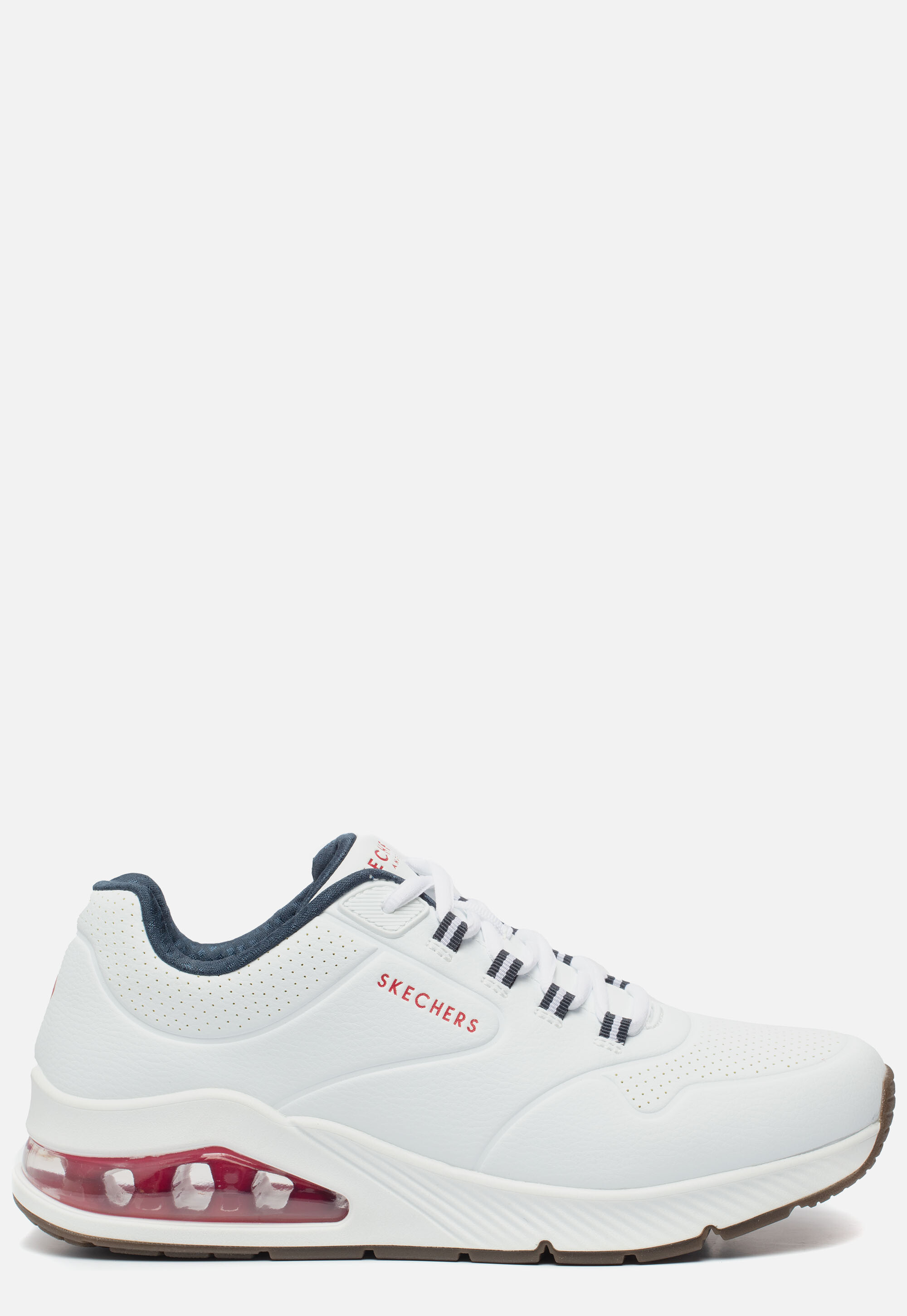 Skechers Uno 2 sneakers wit Textiel afbeelding 2
