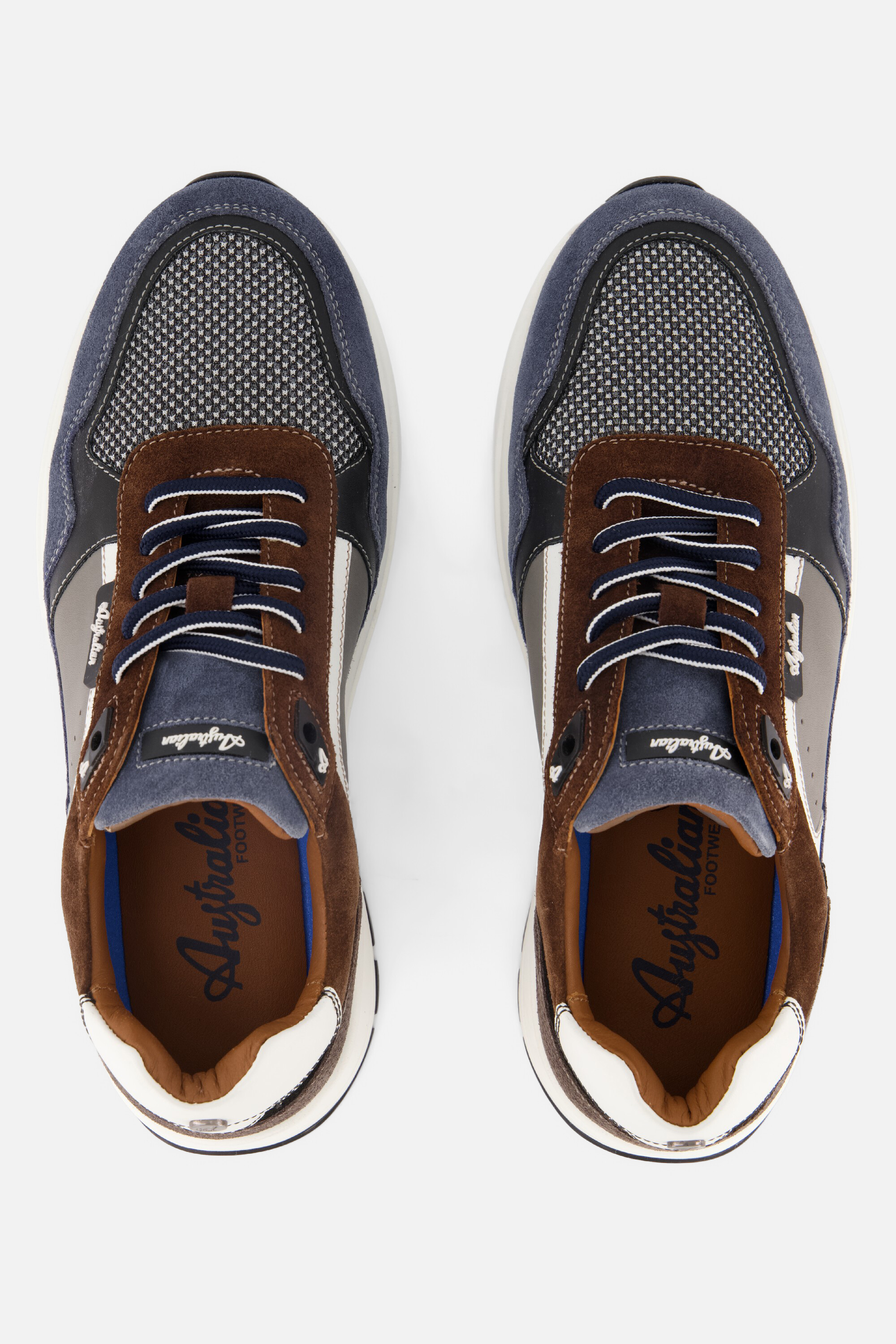 Australian Moreno Sneakers grijs Leer afbeelding 3
