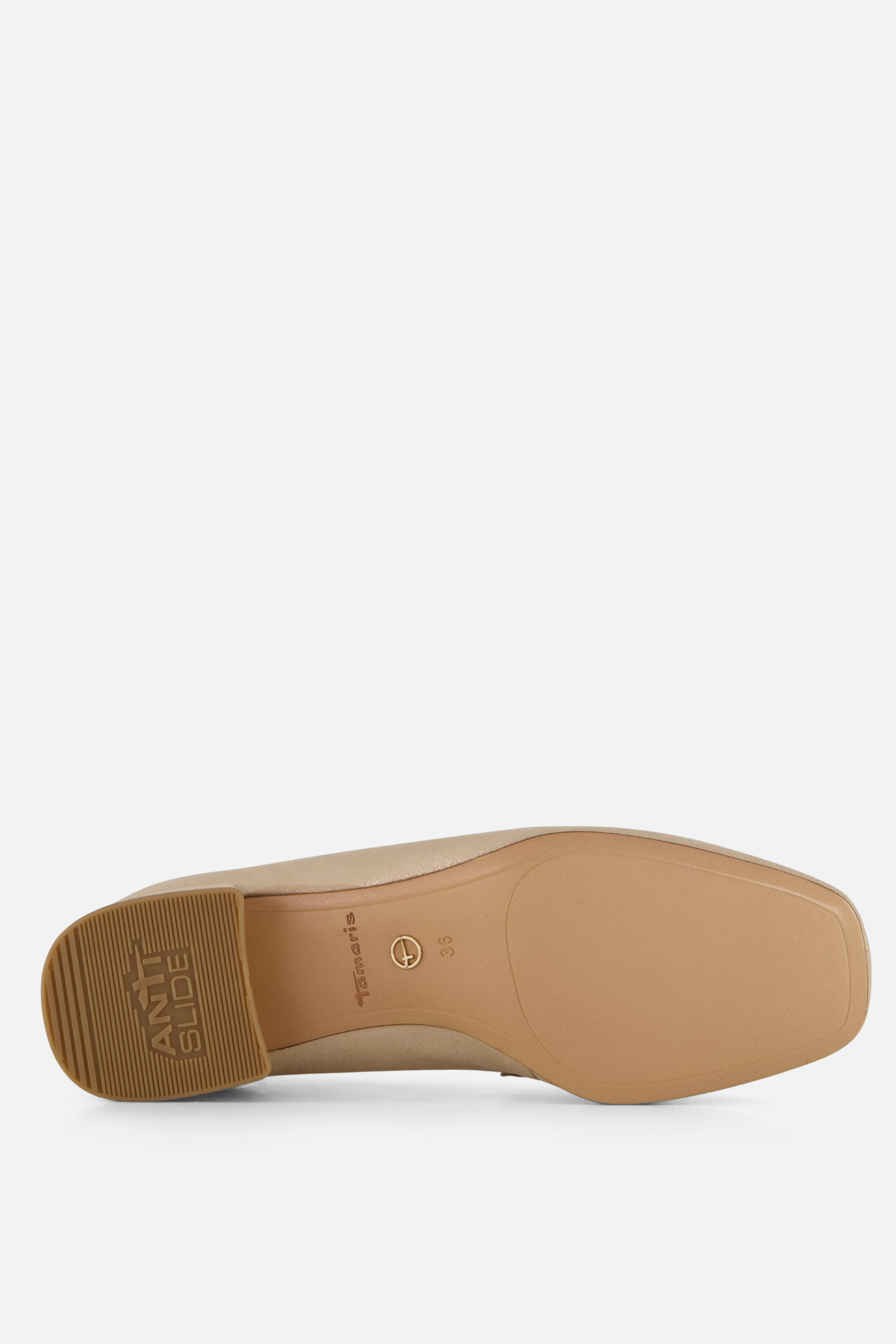 Tamaris Trotteur Instappers beige Leer afbeelding 3