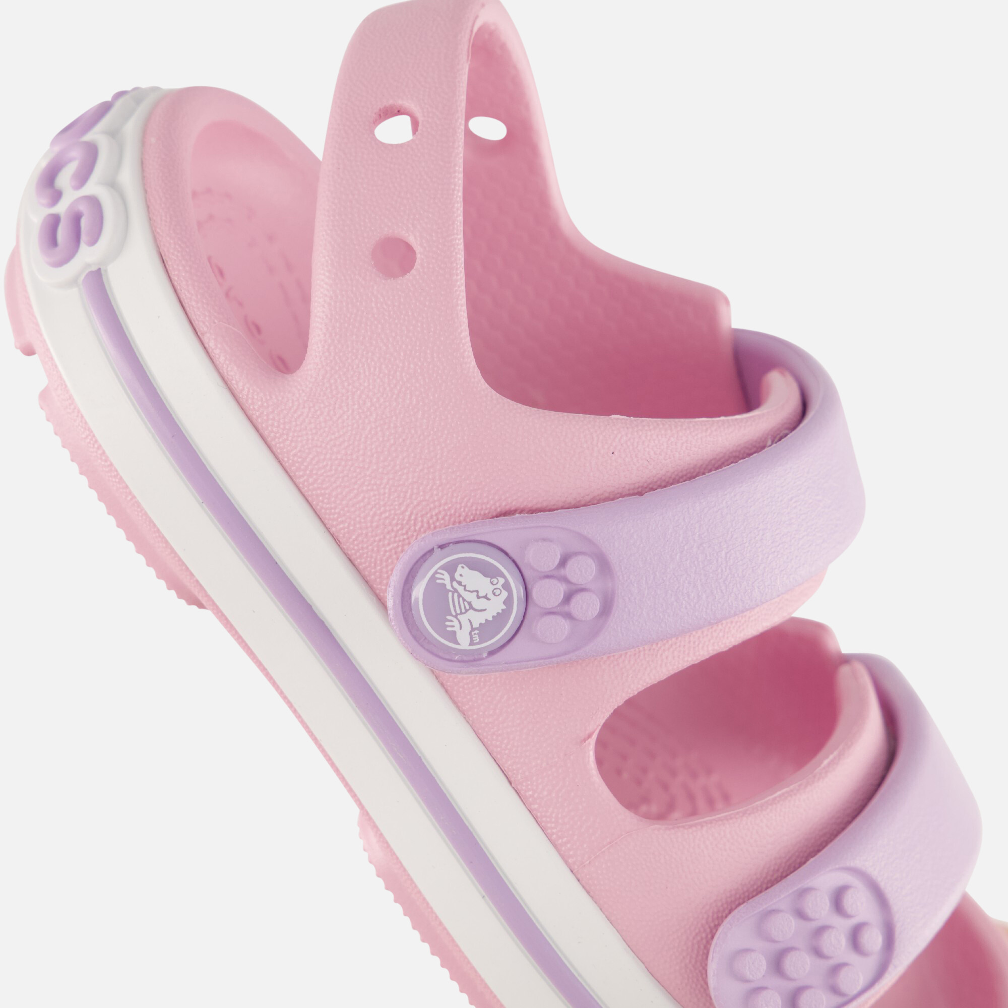 Crocs Crocband Cruiser Slippers roze Rubber afbeelding 4