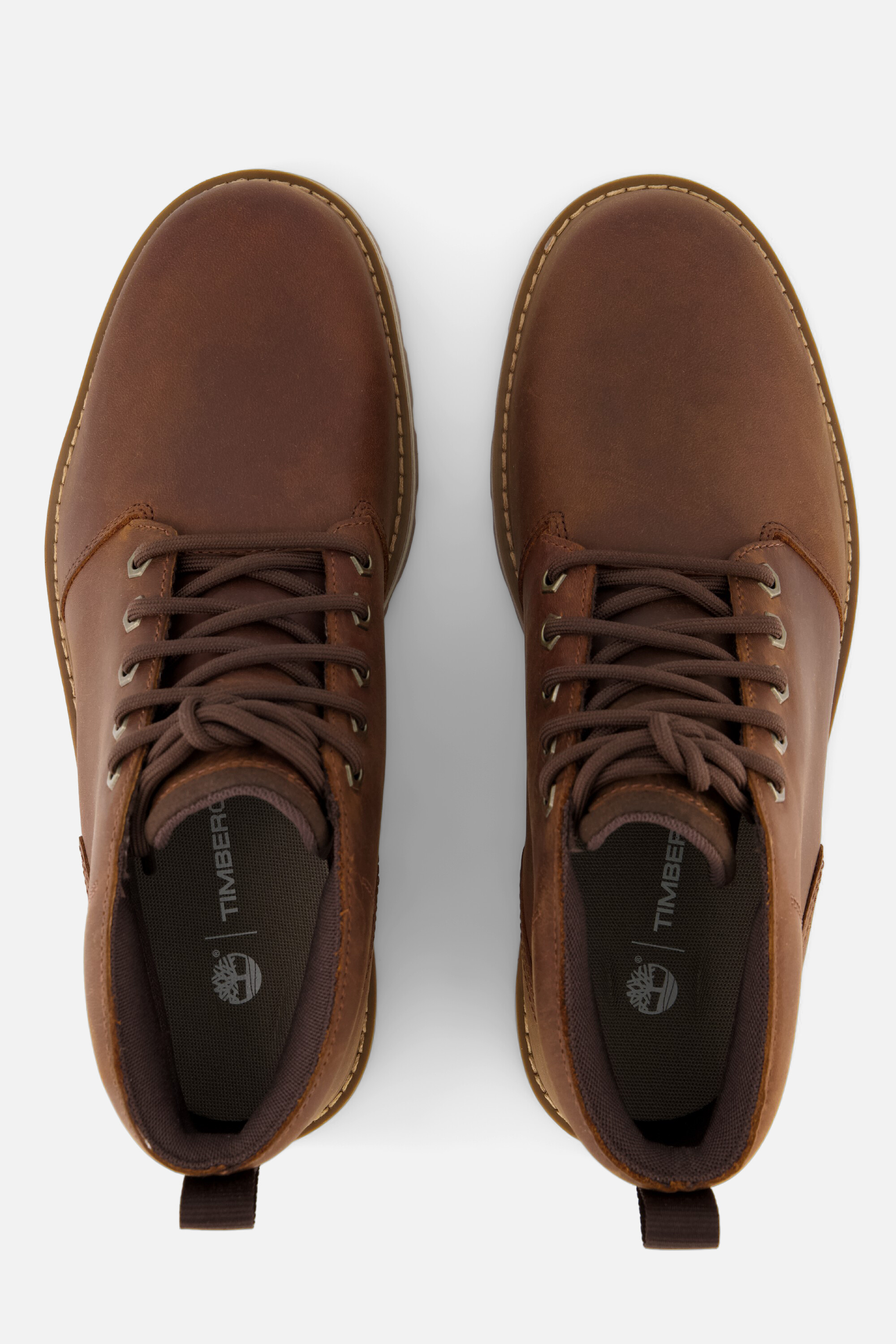 Timberland Britton Road Mid Veterboots cognac Leer afbeelding 2