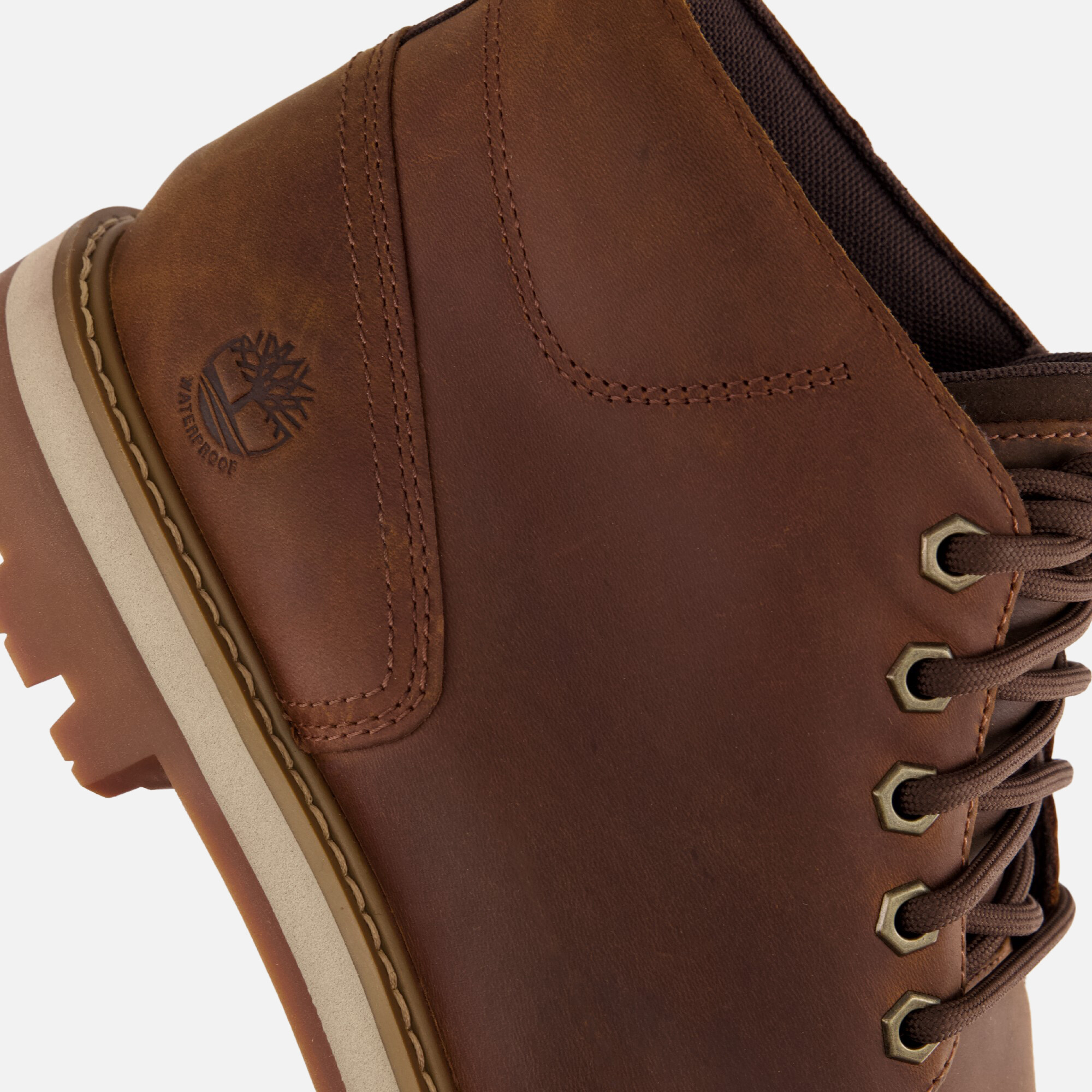 Timberland Britton Road Mid Veterboots cognac Leer afbeelding 4