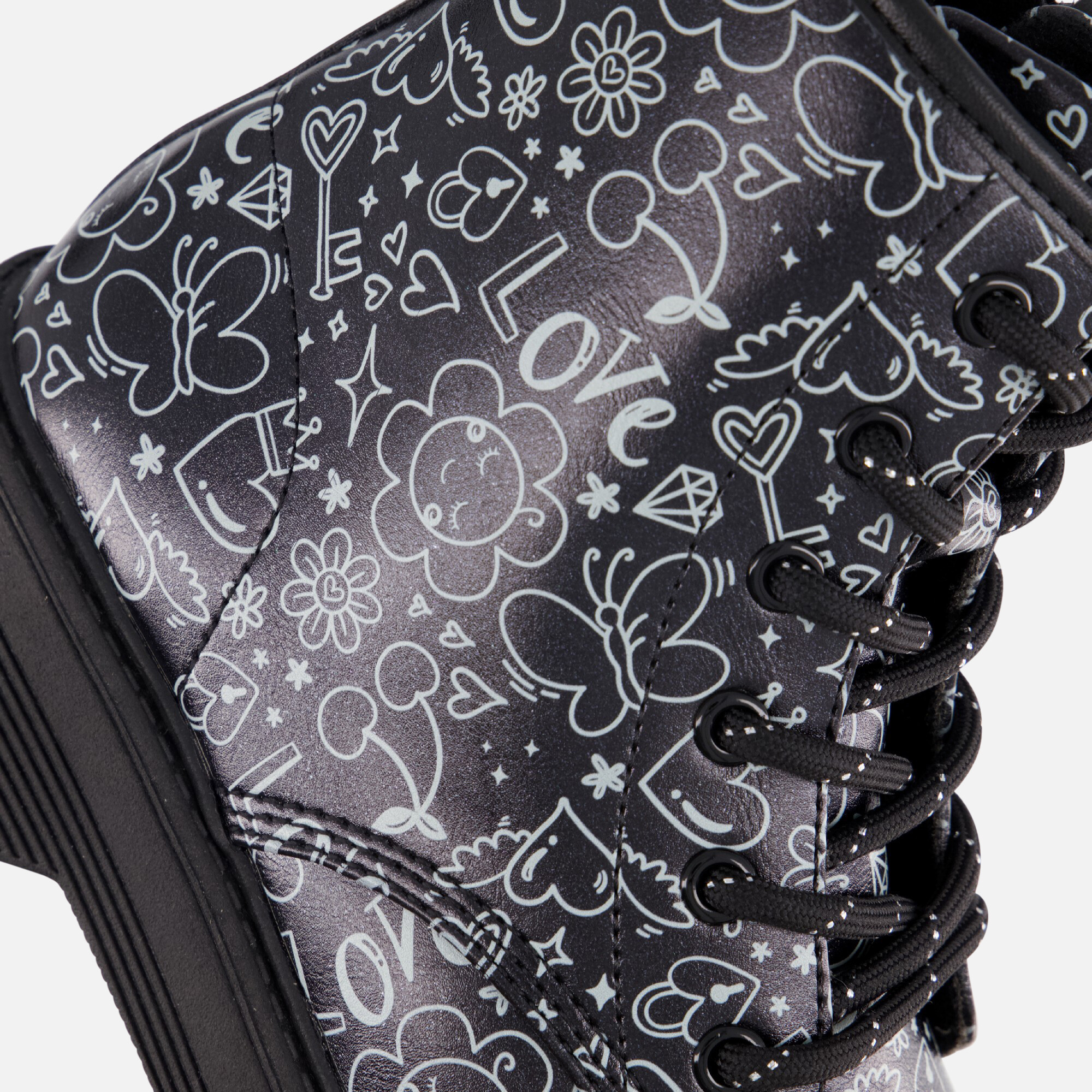 Skechers Gravlen Hi Doodle Down Veterboots zwart afbeelding 4