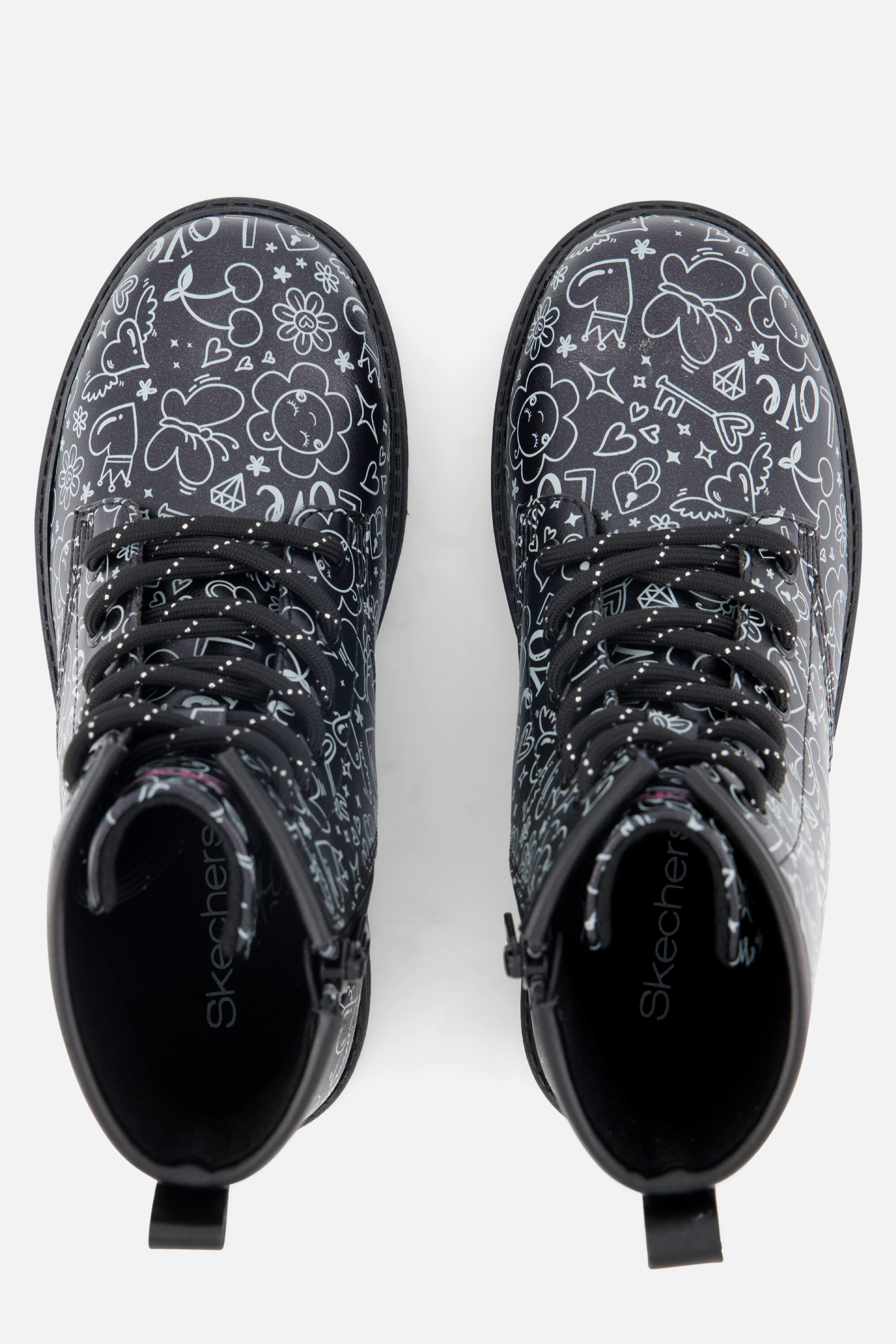 Skechers Gravlen Hi Doodle Down Veterboots zwart afbeelding 2