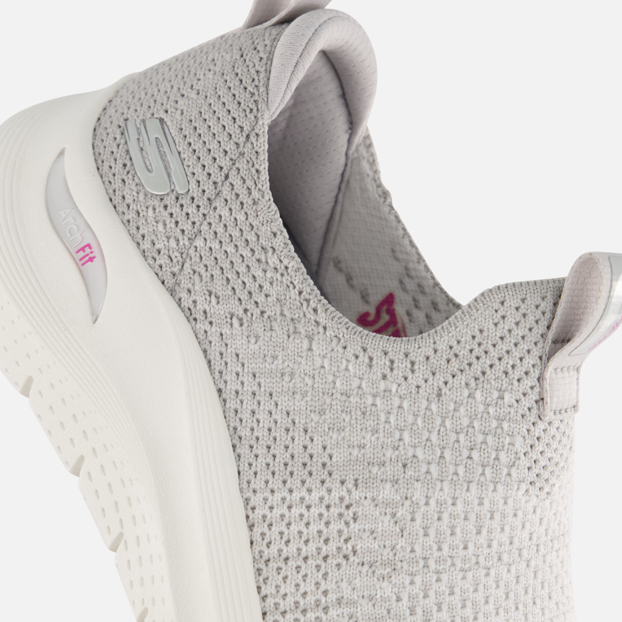 Skechers Slip-in Arch Fit Instappers wit afbeelding 4