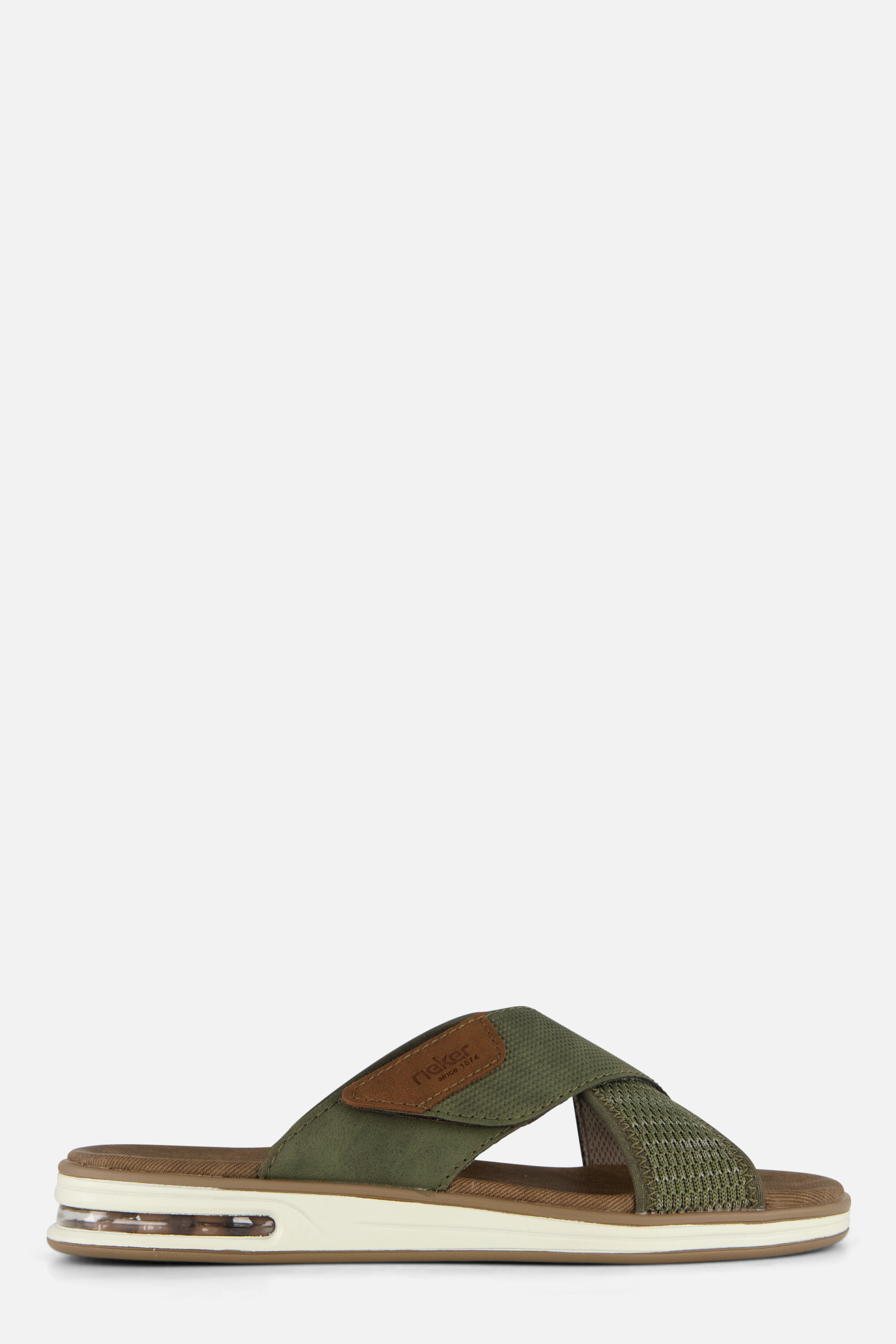 Rieker Knittecht Morelia Balti Slippers groen afbeelding 4