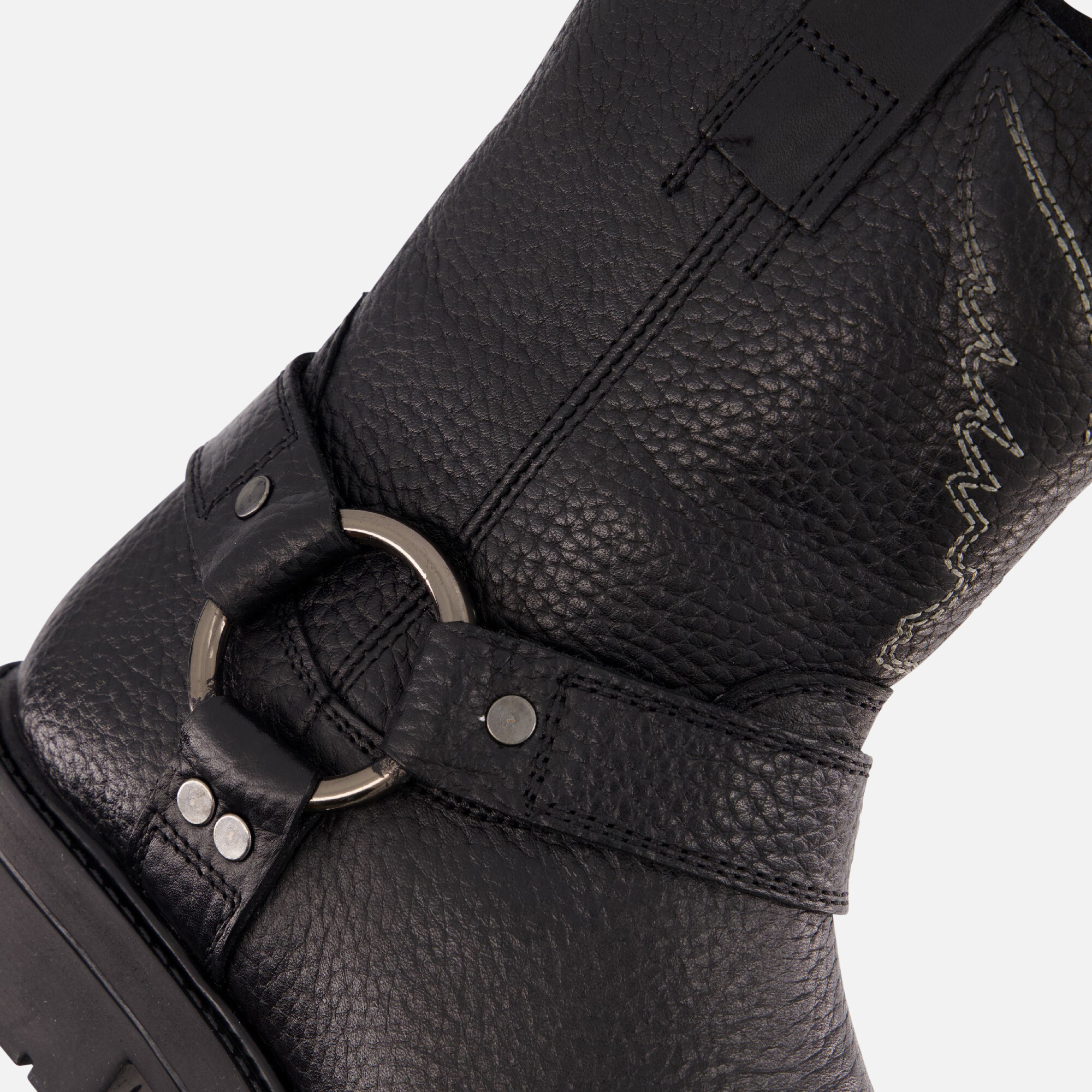 Vingino Carice Biker boots zwart Leer afbeelding 4