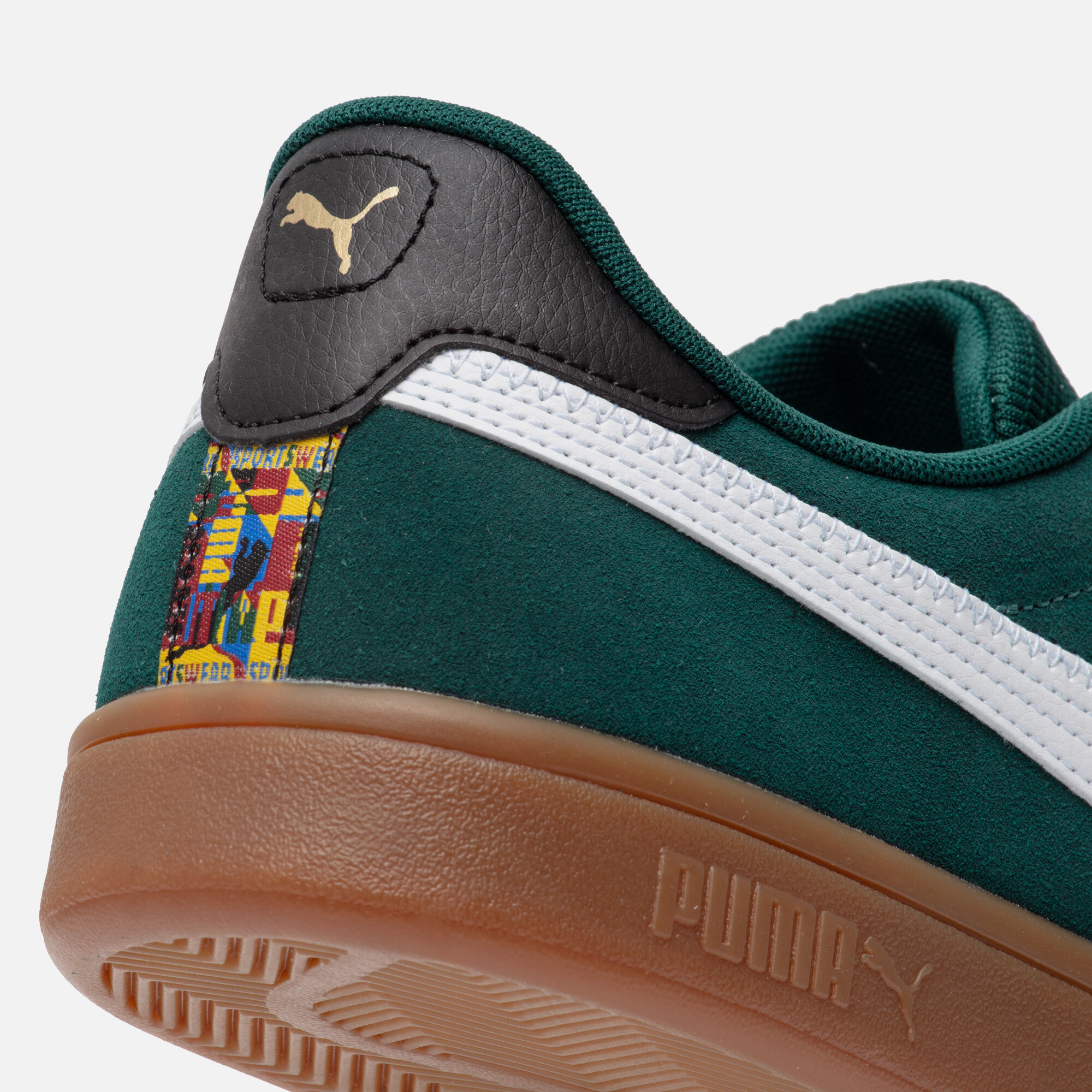 Puma Smash 3.0 Sneakers groen Suede afbeelding 4