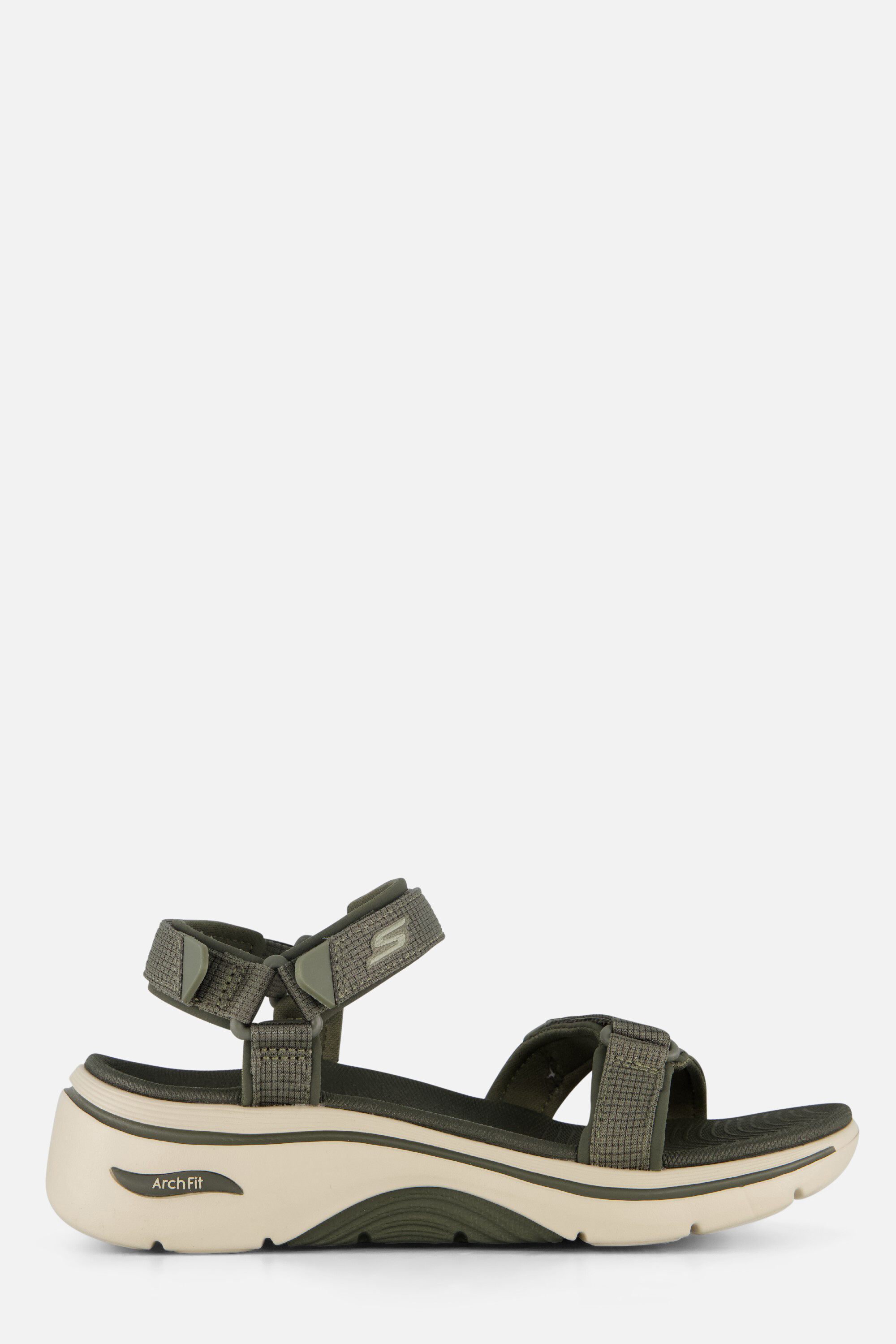 Skechers Arch Fit Sandalen groen Textiel afbeelding 4