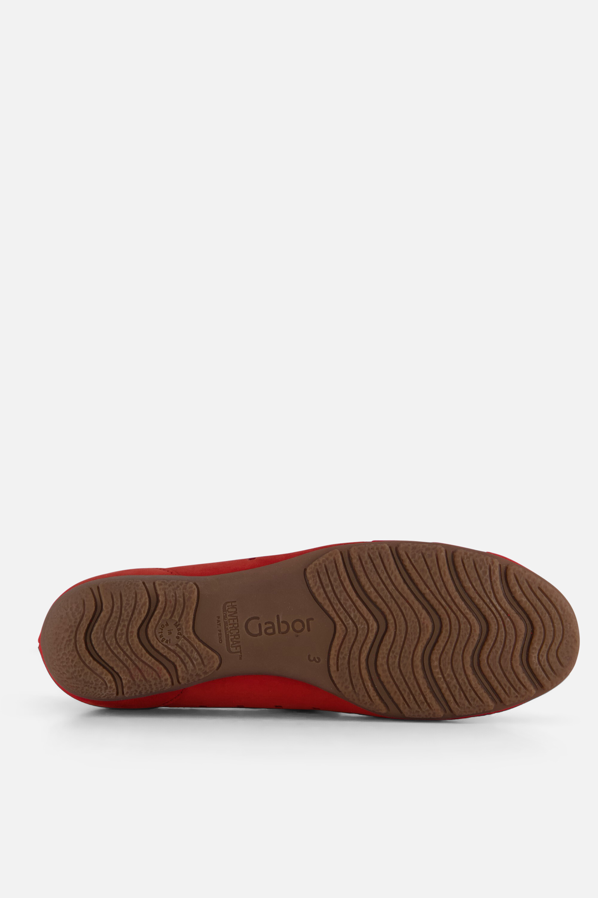 Gabor Instappers rood Nubuck afbeelding 3