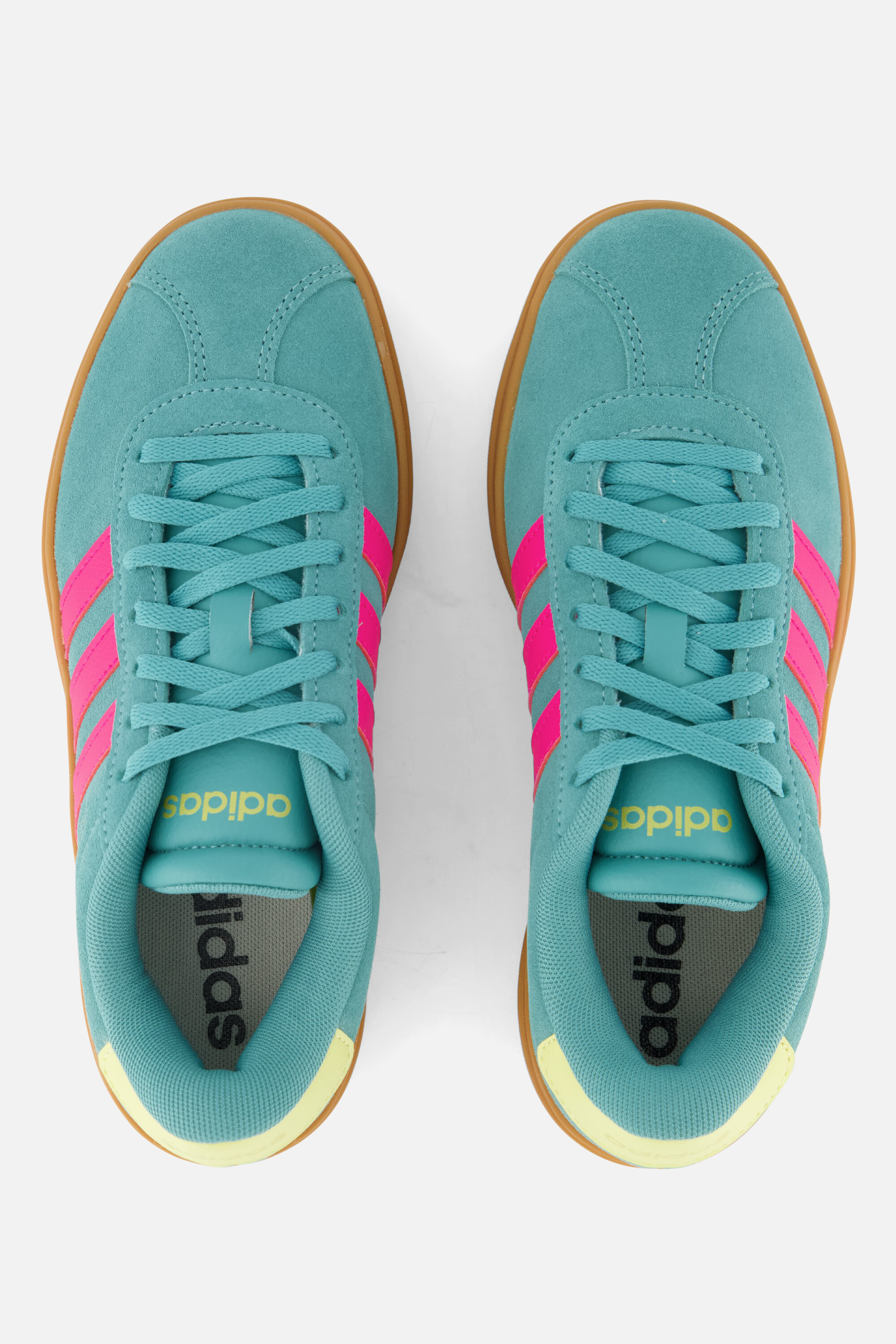 Adidas VL Court Bold Sneakers groen Suede afbeelding 3