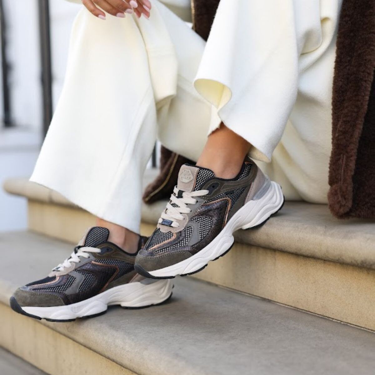 Mexx Mexx Norah Komo Sneakers zwart Synthetisch