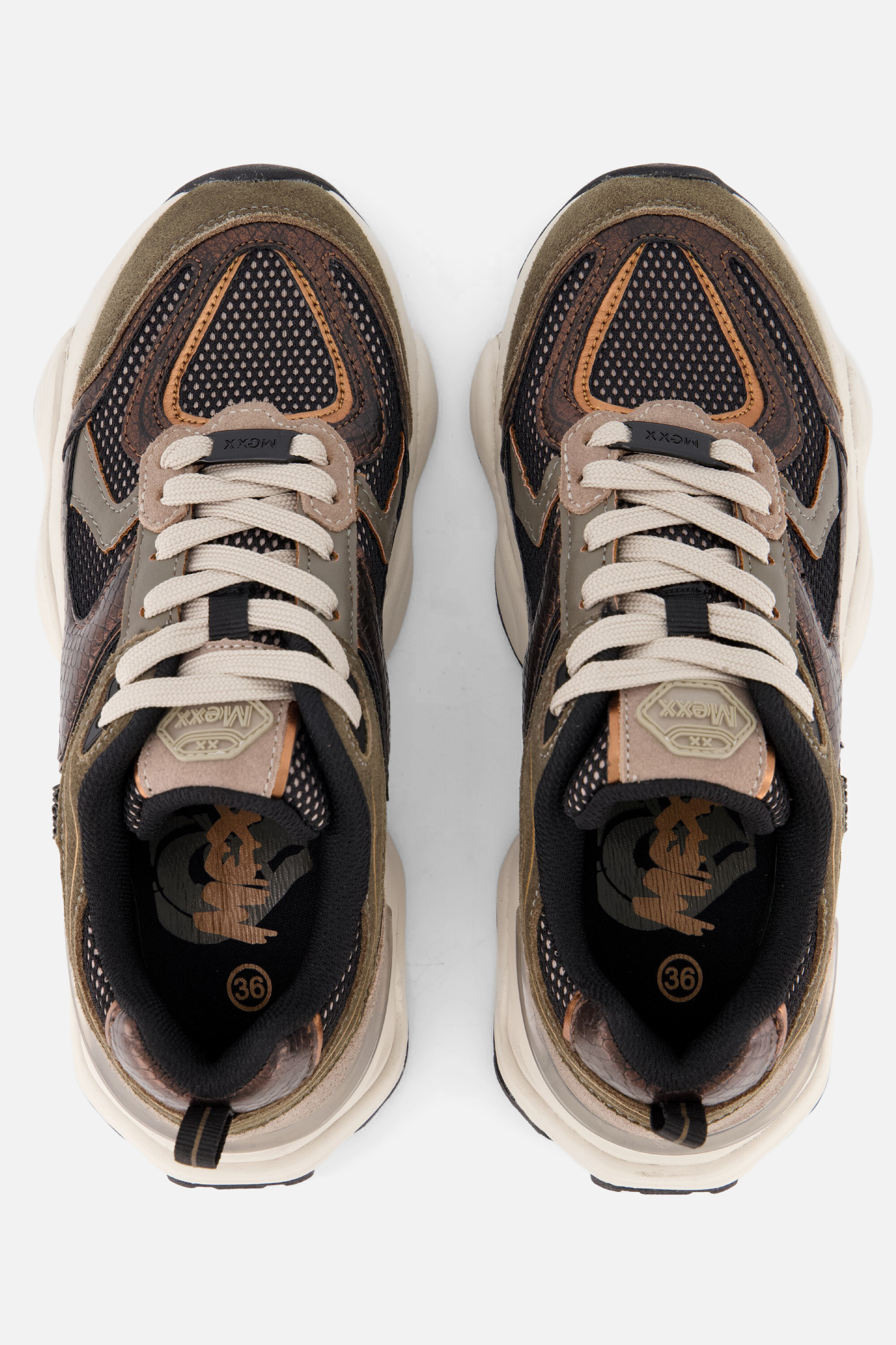 Mexx Norah Komo Sneakers zwart Synthetisch afbeelding 3