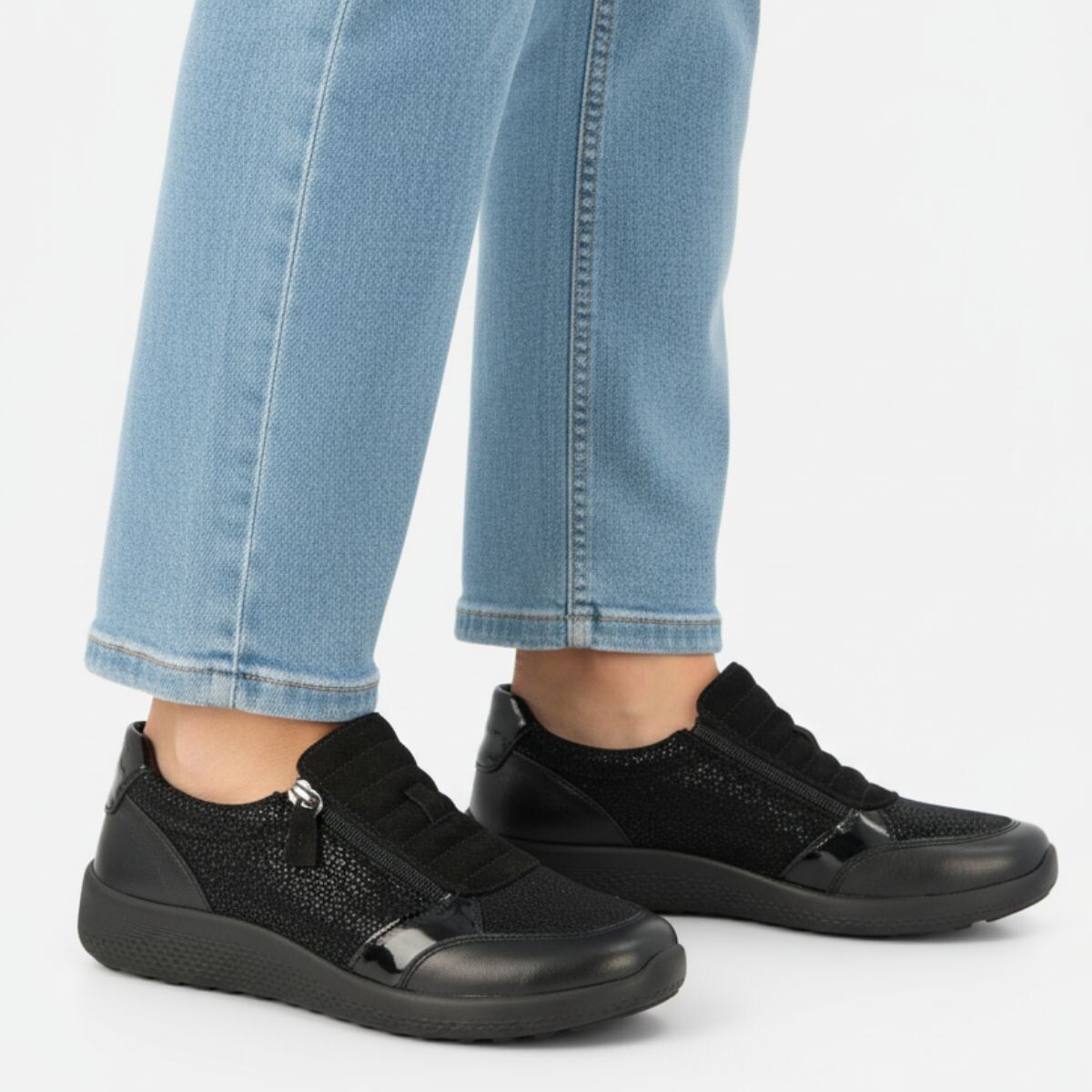 Feyn Kira 33 Sneakers zwart Leer K-Leest