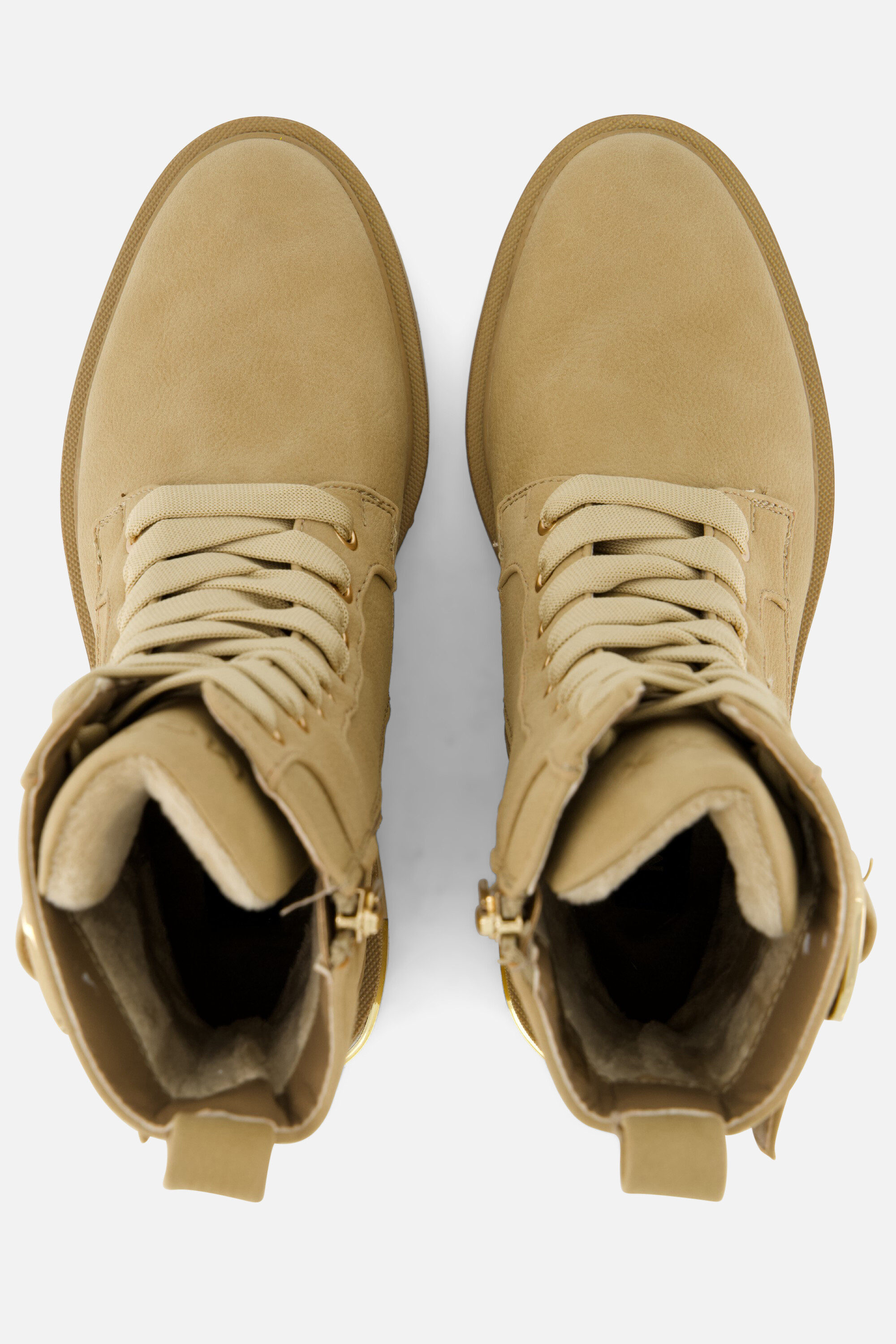Mexx Premium Kasia veterboots beige afbeelding 3