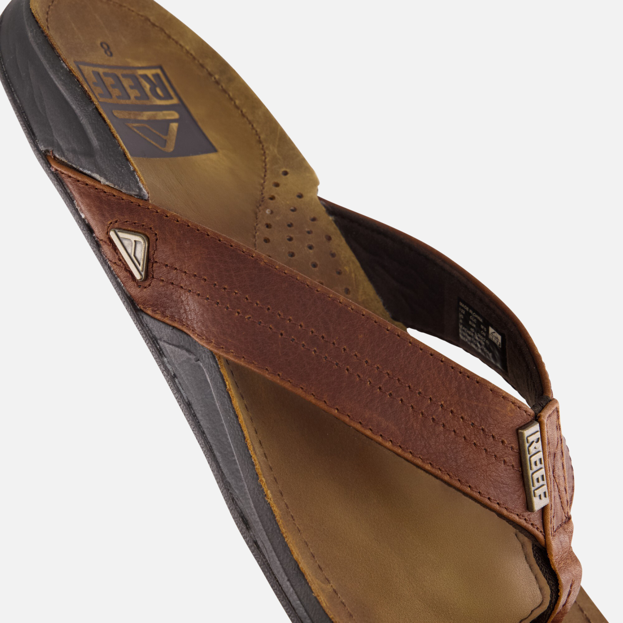 Reef J-Bay III Slippers bruin Leer afbeelding 4