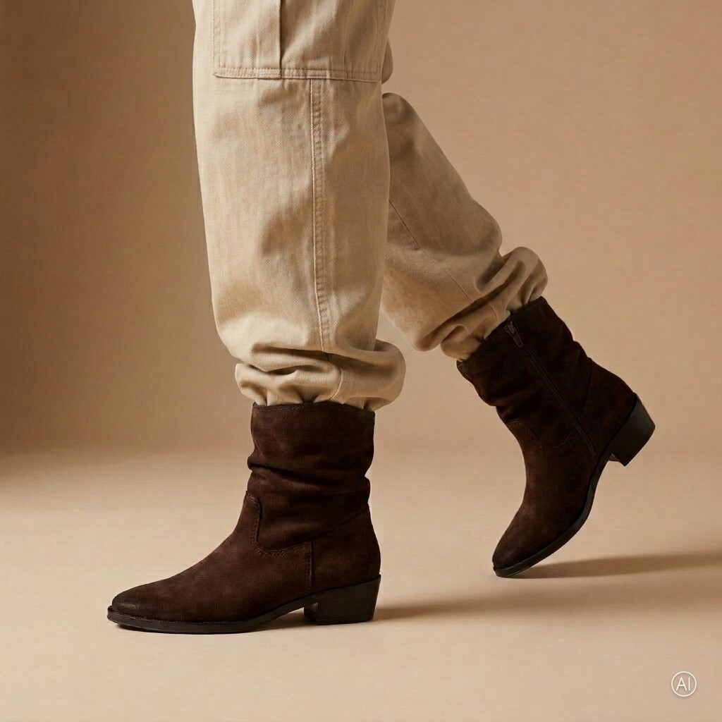 Tamaris Tamaris Cowboylaarzen bruin Suède