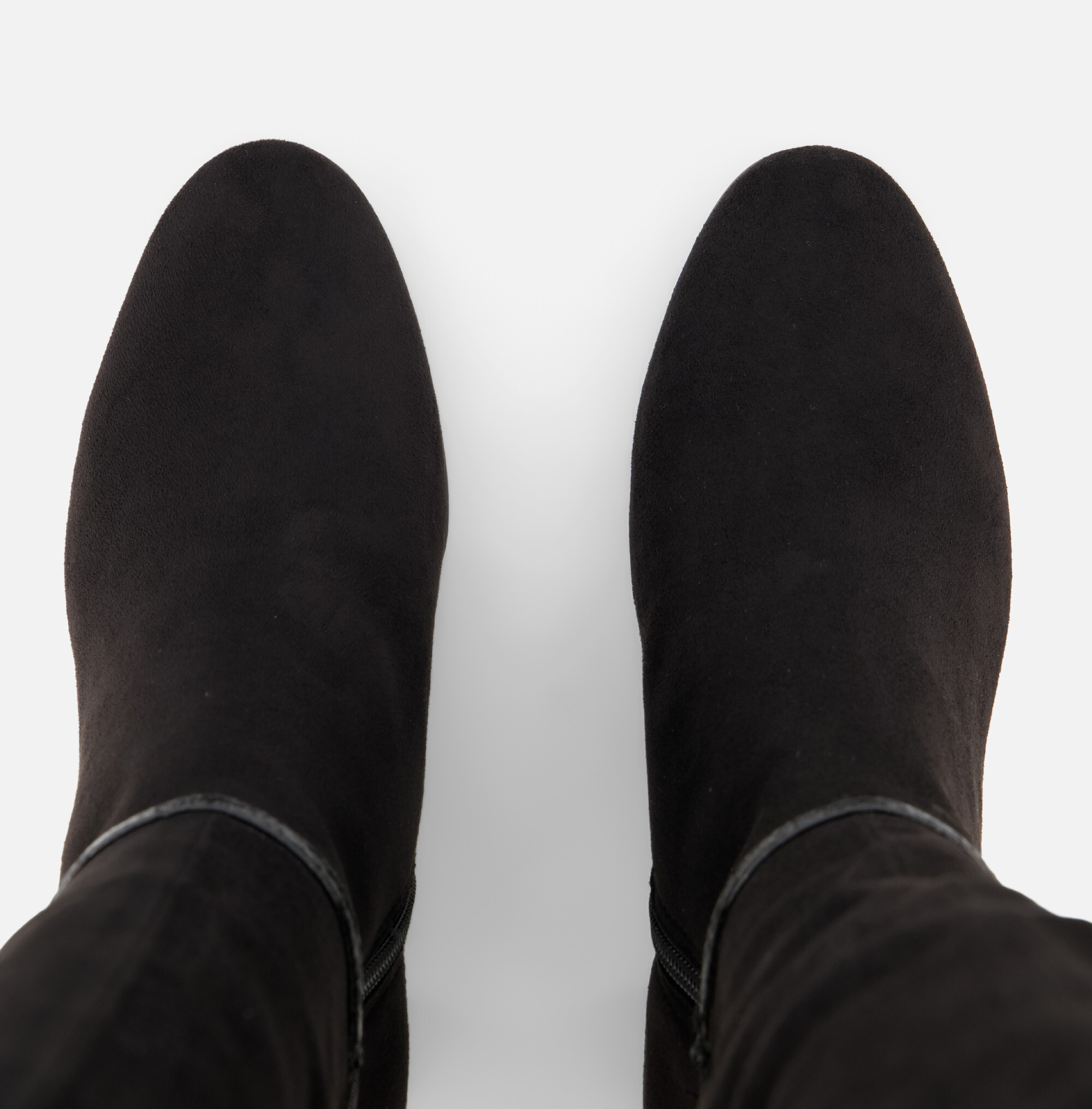 Tamaris Hoge laarzen zwart Imitatiesuede afbeelding 2