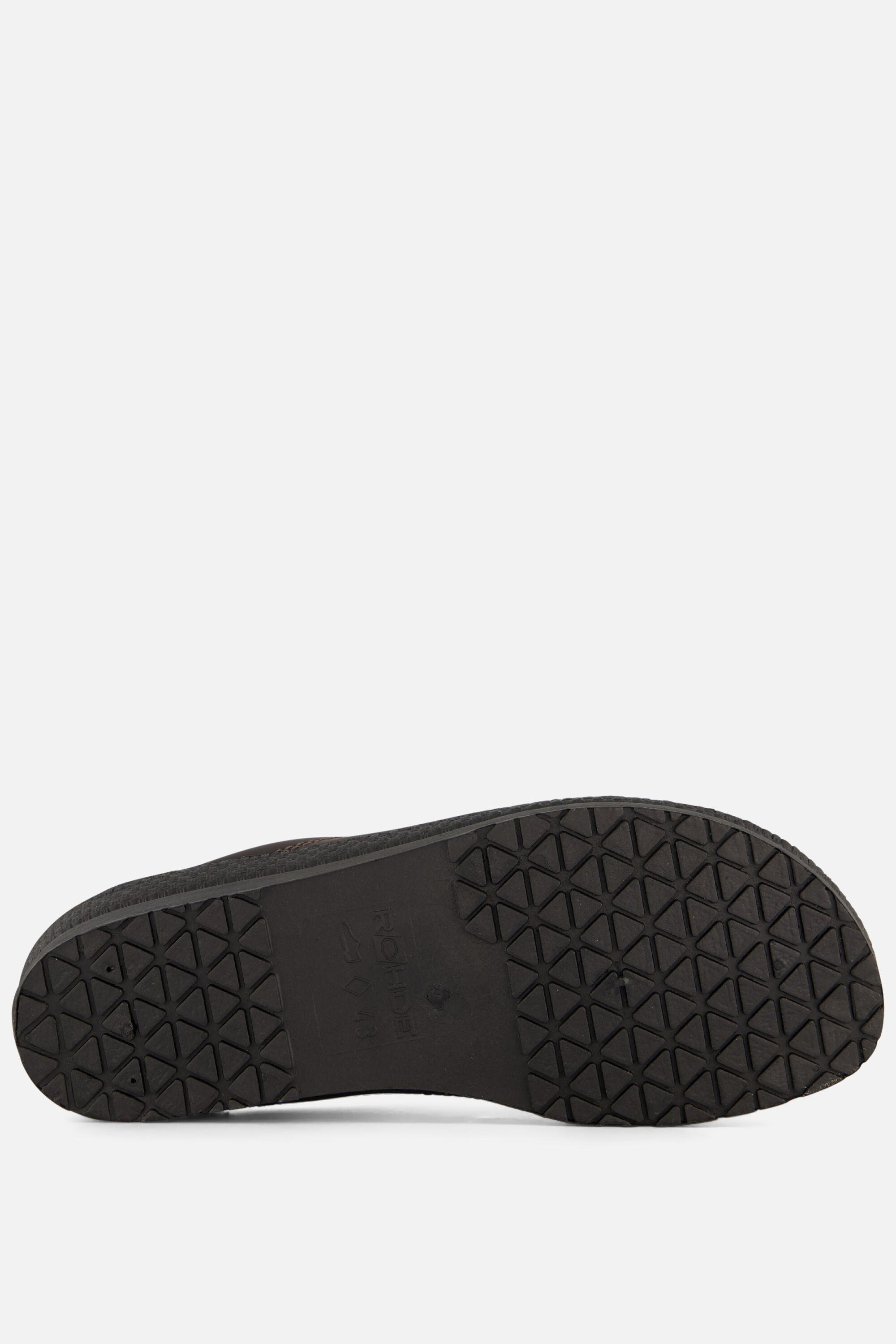 Rohde Pantoffels bruin Leer afbeelding 3