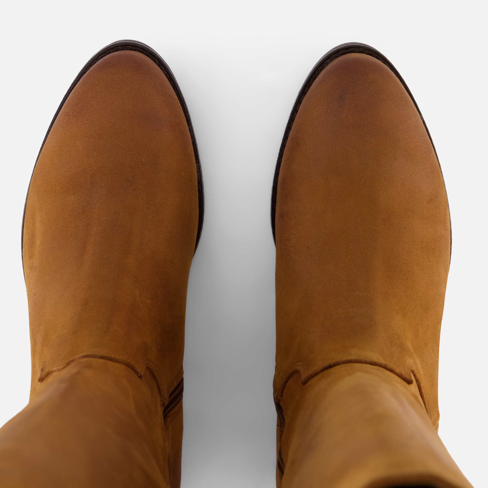 Aqa lange laarzen cognac