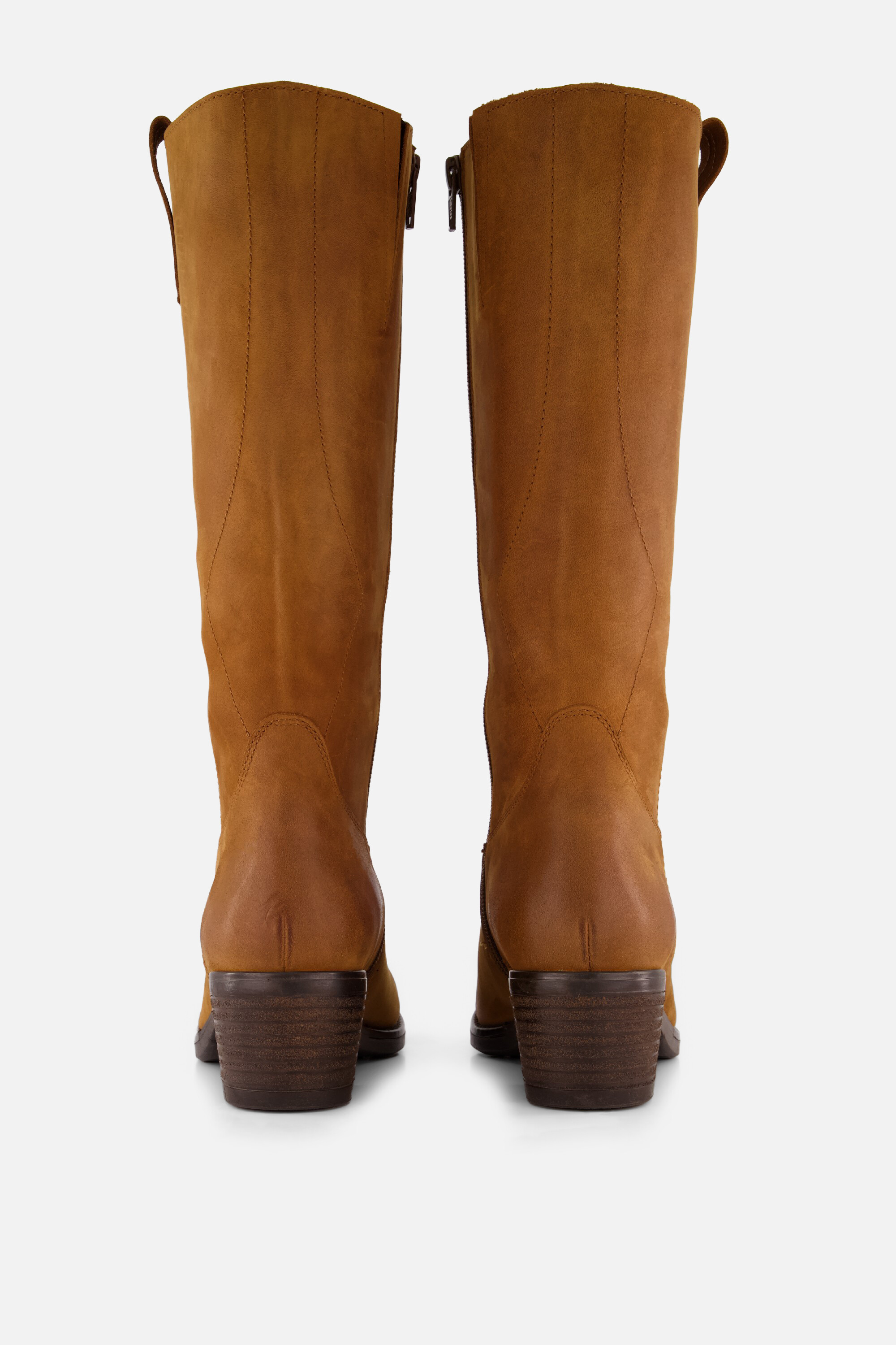 Aqa lange laarzen cognac