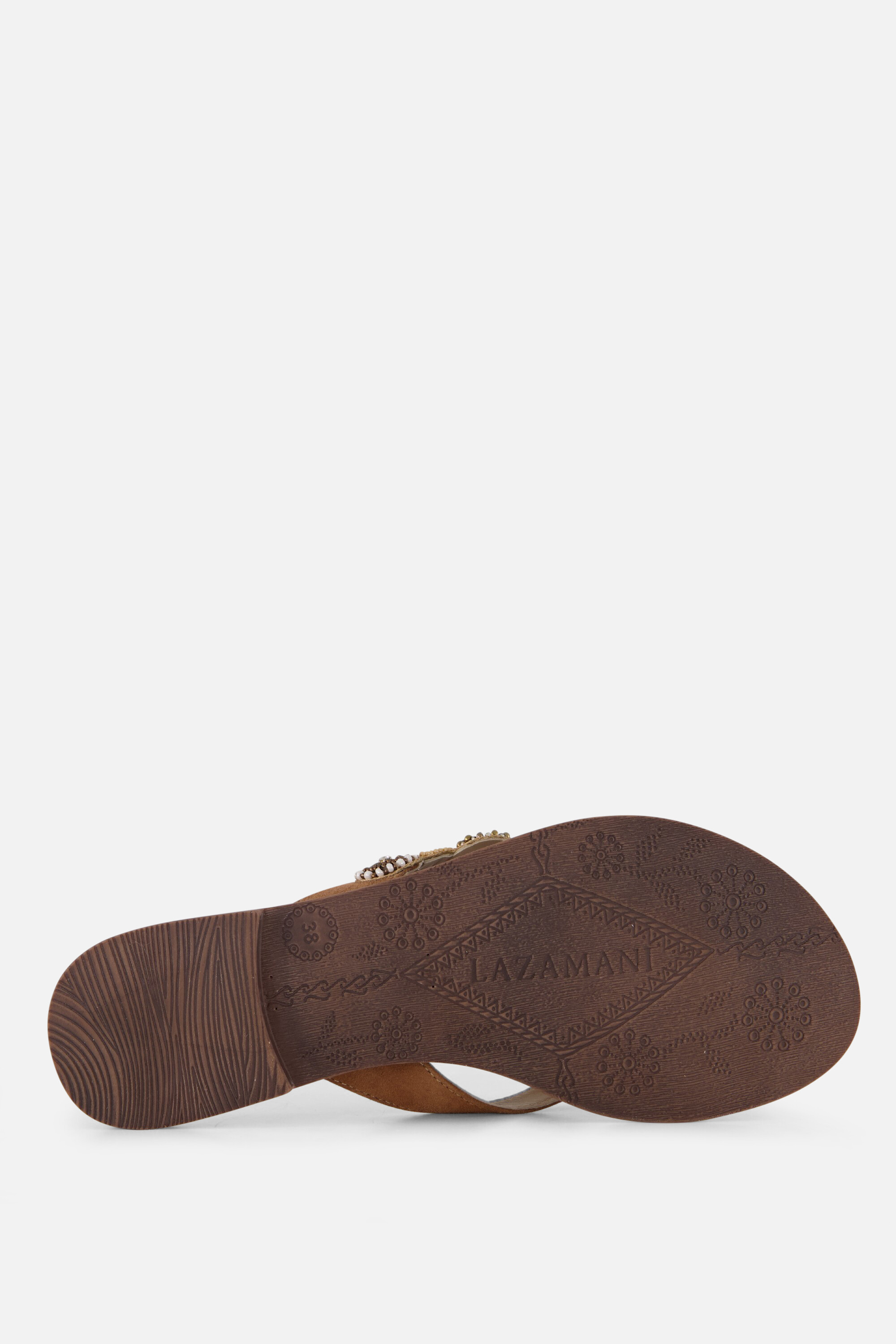 Lazamani Slippers beige Synthetisch afbeelding 2