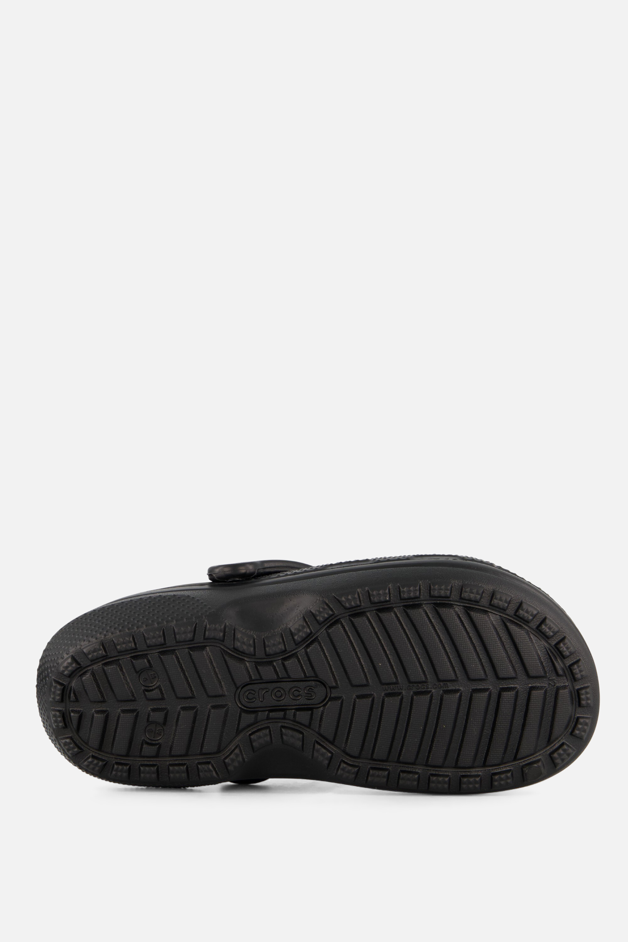 Crocs Classic Fuzz-Lined Slippers zwart afbeelding 2