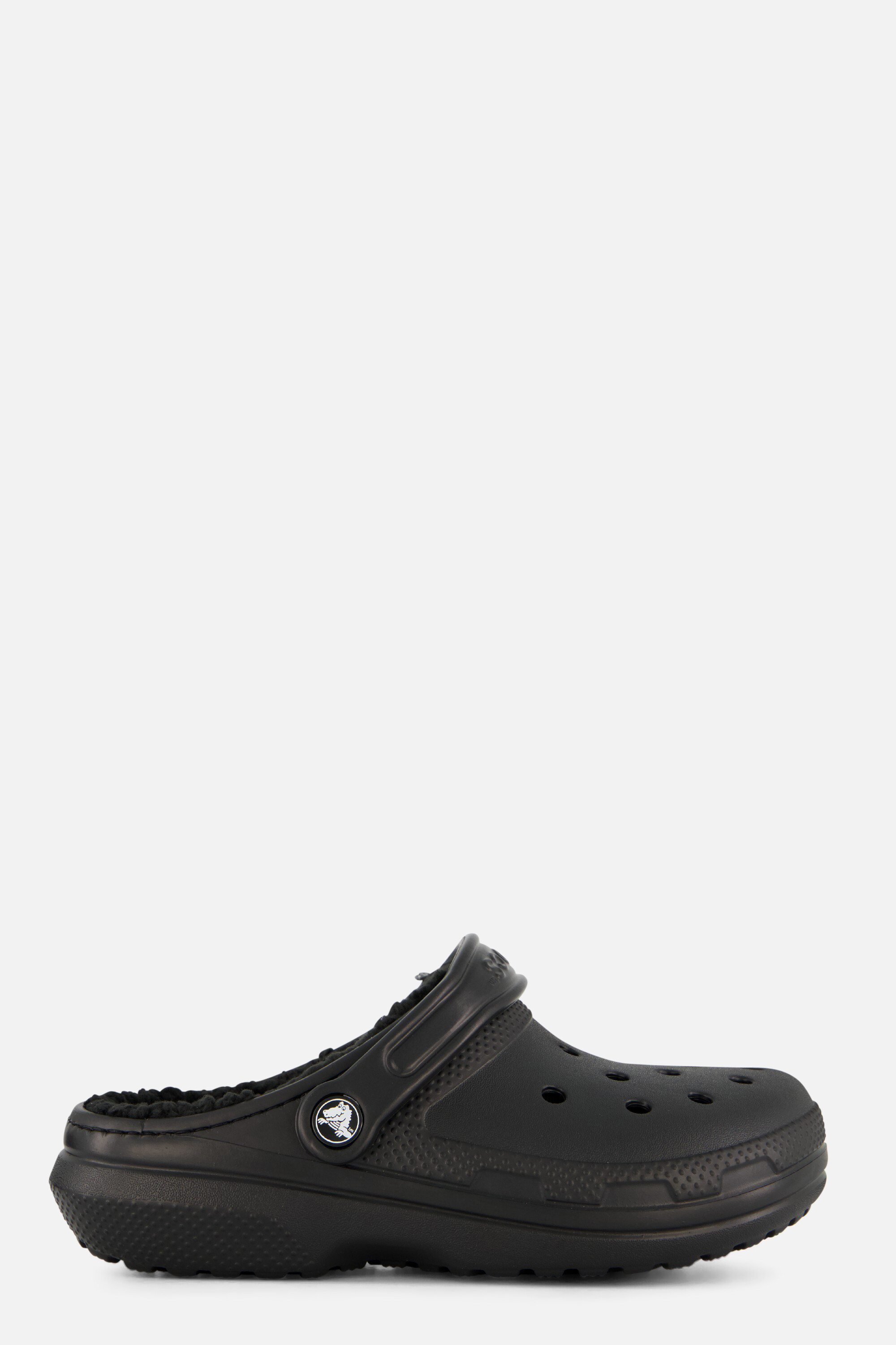 Crocs Classic Fuzz-Lined Slippers zwart afbeelding 4